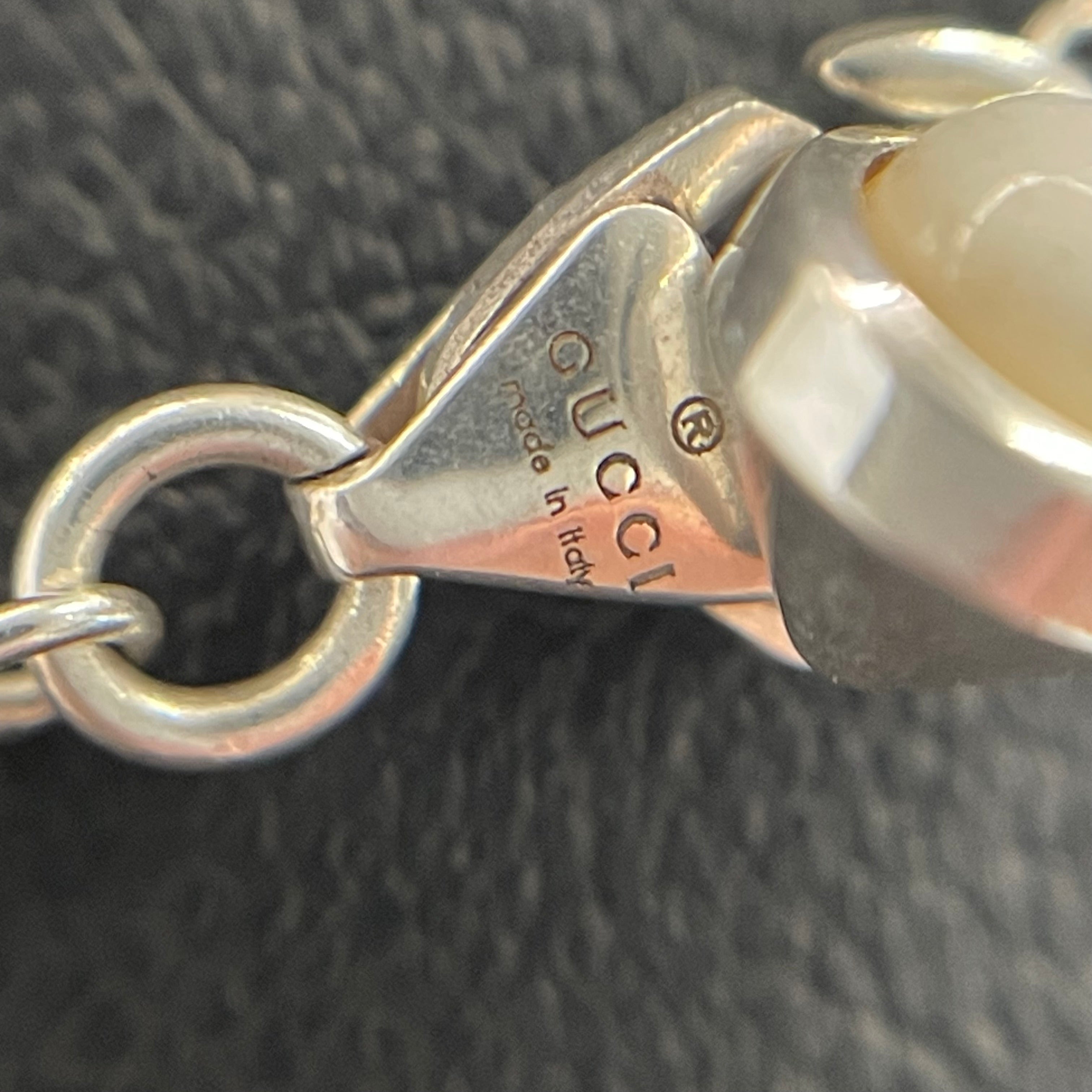 GUCCI（グッチ）_GGペンダントネックレス_ マザーオブパール_ 527399 J8474_ 中古品