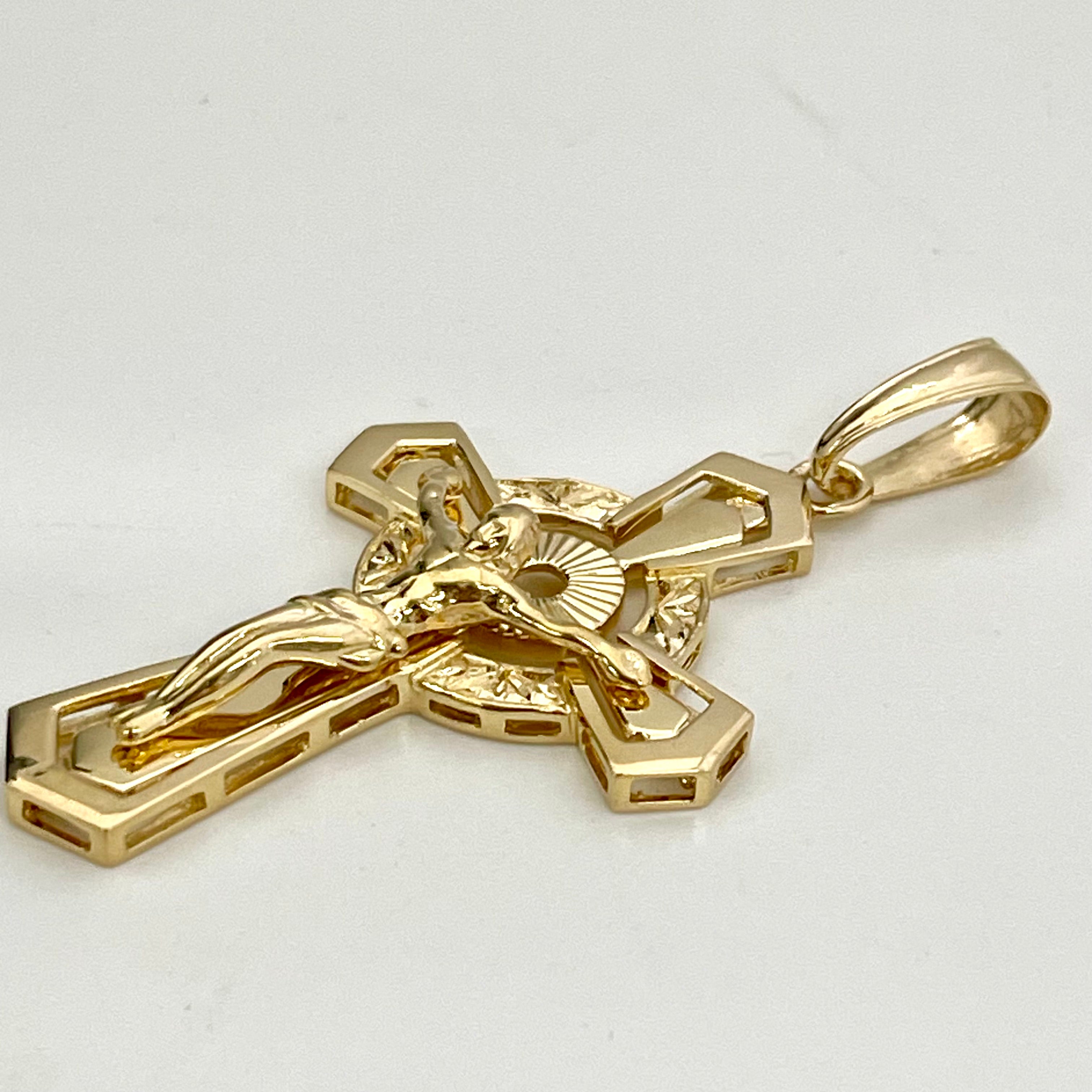ノンブランド _クロスデザイン _ペンダントトップ _K18／7.9g _中古品