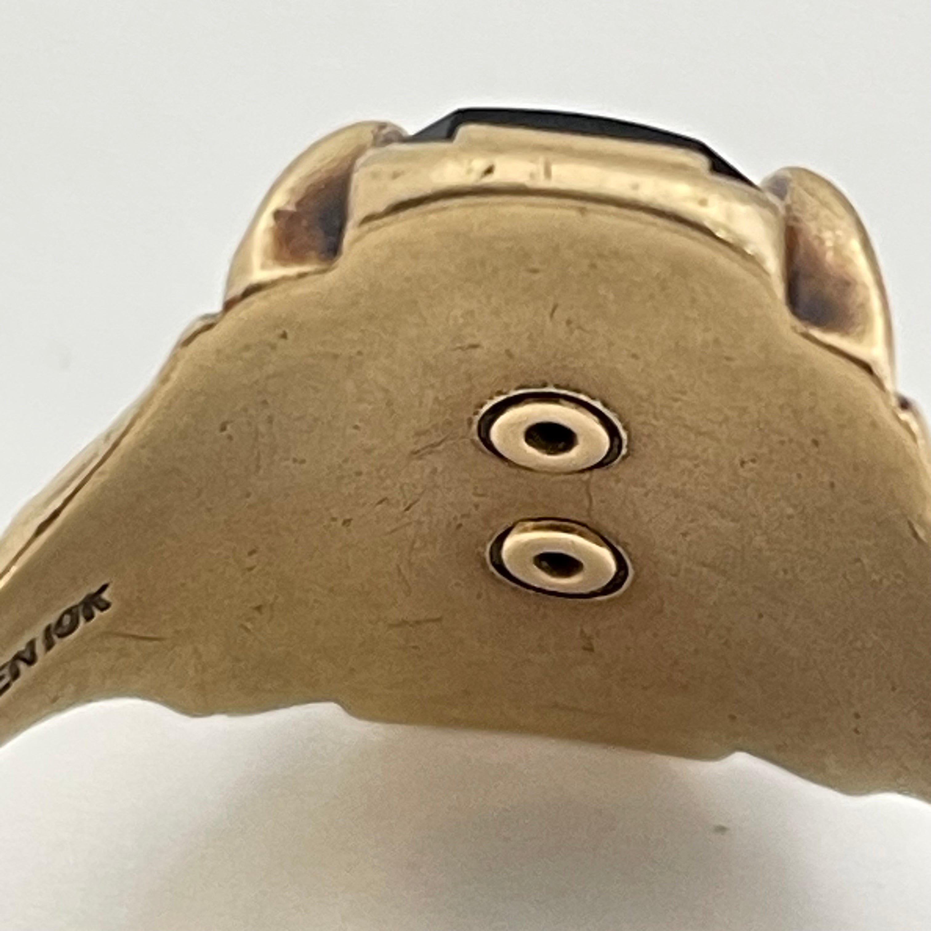 JOSTENS_(ジャスティンズ) _1953年製ビンテージ _カレッジリング_10K/7.3g/＃20.5号_中古品