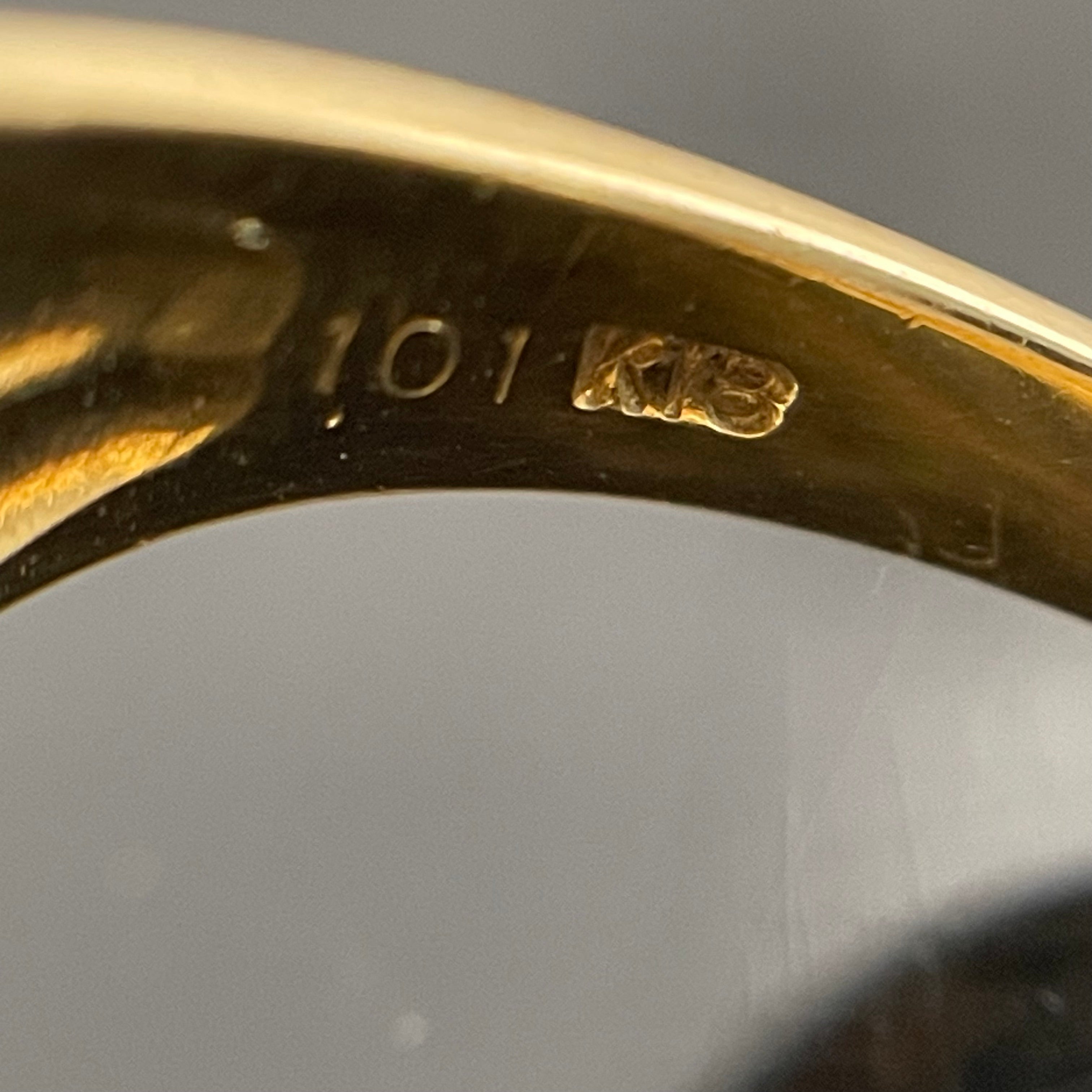 ノンブランド _K18ダイヤモンドリング_FD1.01ct/6.4g/#11号 _中古品