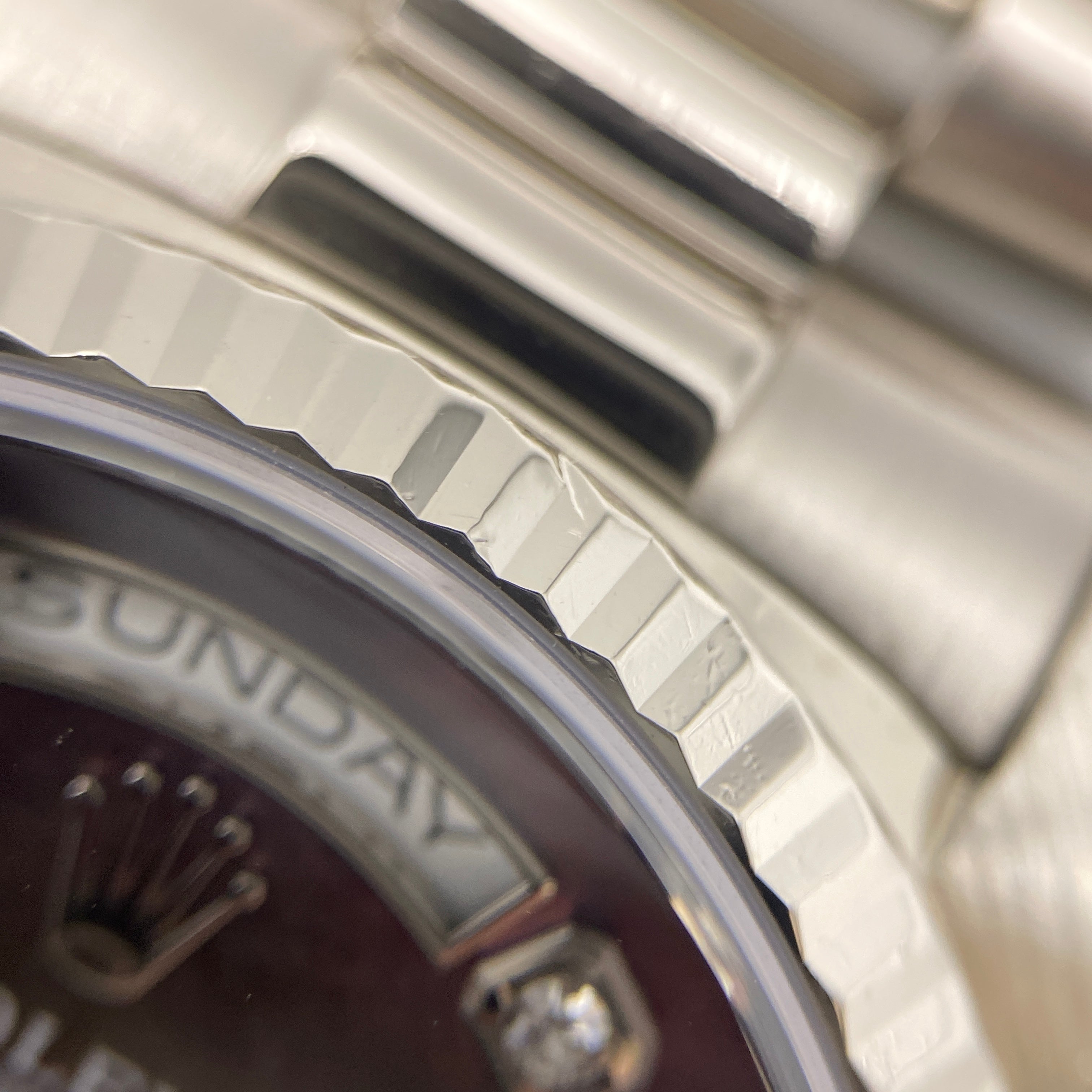 ROLEX_（ロレックス）_メンズ デイデイト _18239A _ブラックシェル10Pダイヤ  _ホワイトゴールド_中古品