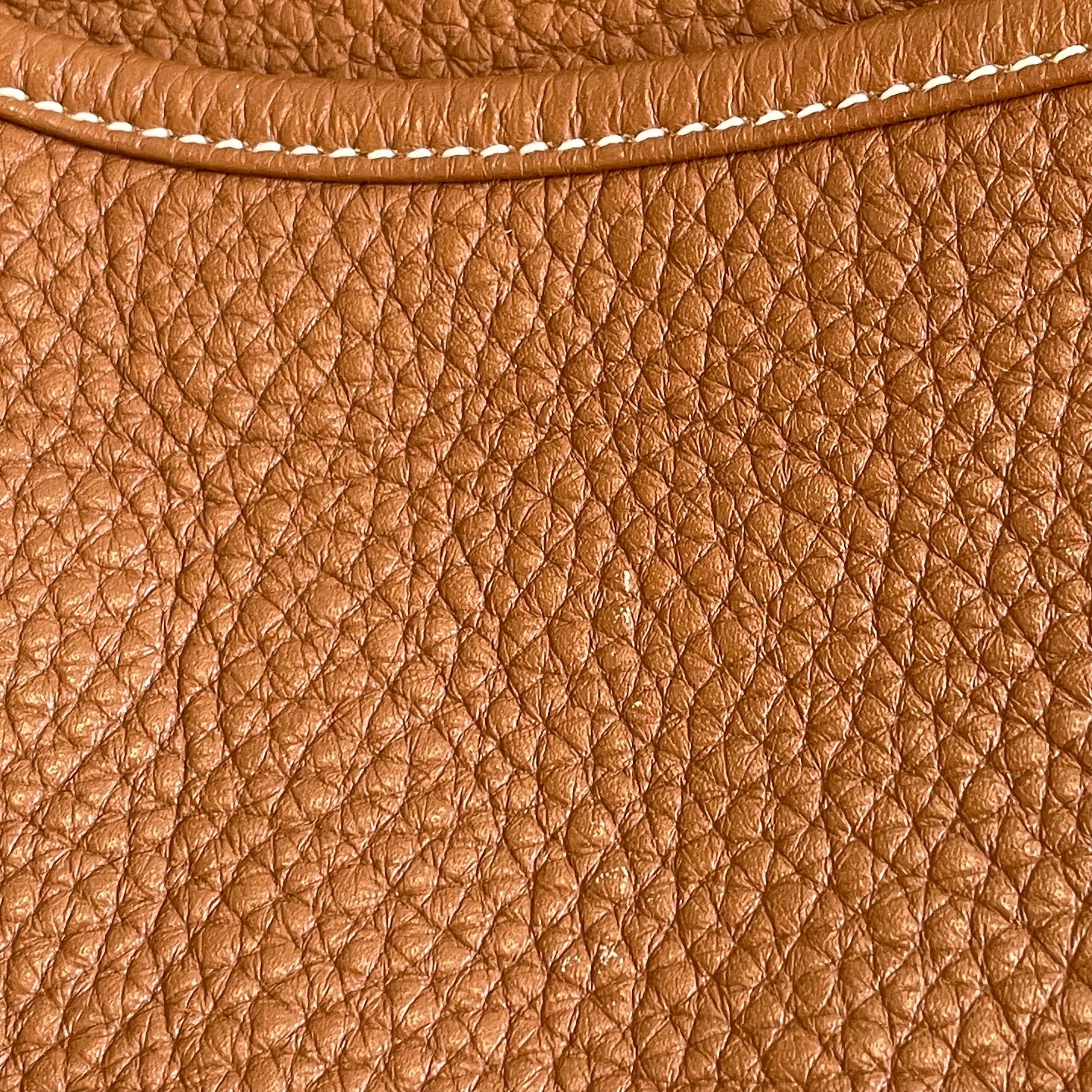HERMES_（エルメス）_エヴリン3GM _トリヨンクレマンス _ゴールド／シルバー金具 □N刻印 _中古品