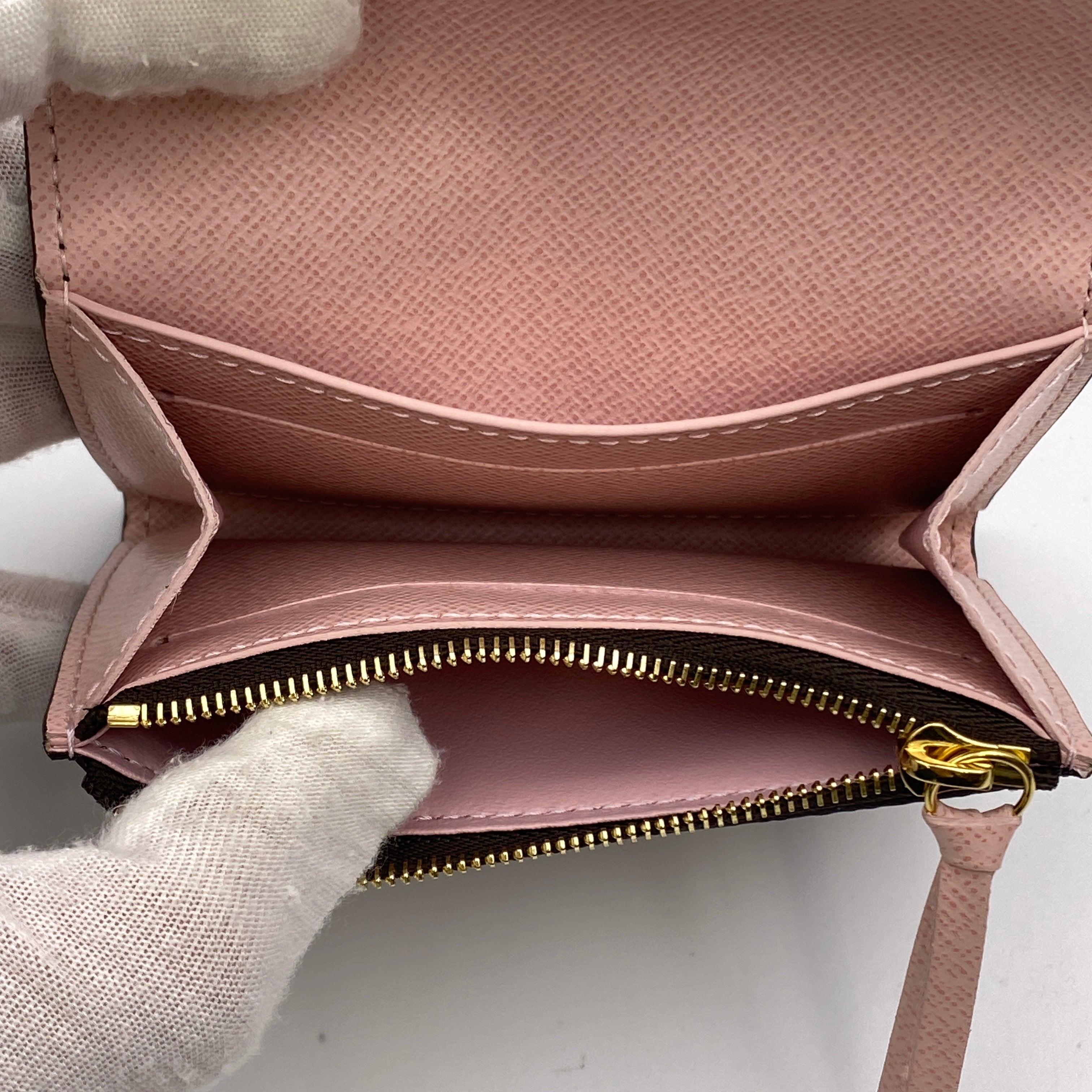 LOUIS VUITTON_（ルイヴィトン）_ポルトモネ･ロザリ _ローズバレリーヌ _M62361 _中古品