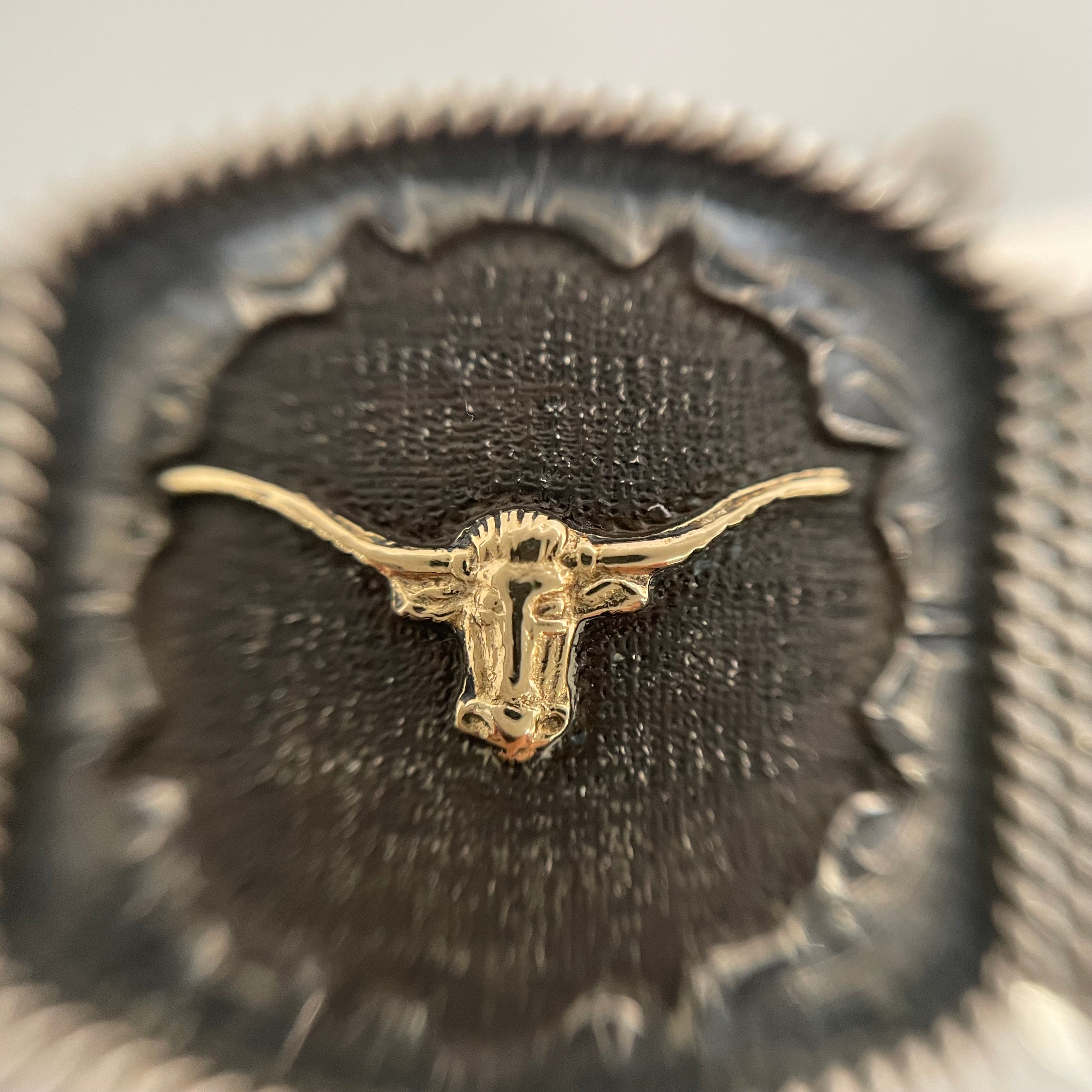 VOGT_（ボグト）_スターリングシルバー/14K _ウエスタンバングル _69g／17.5cm _中古品