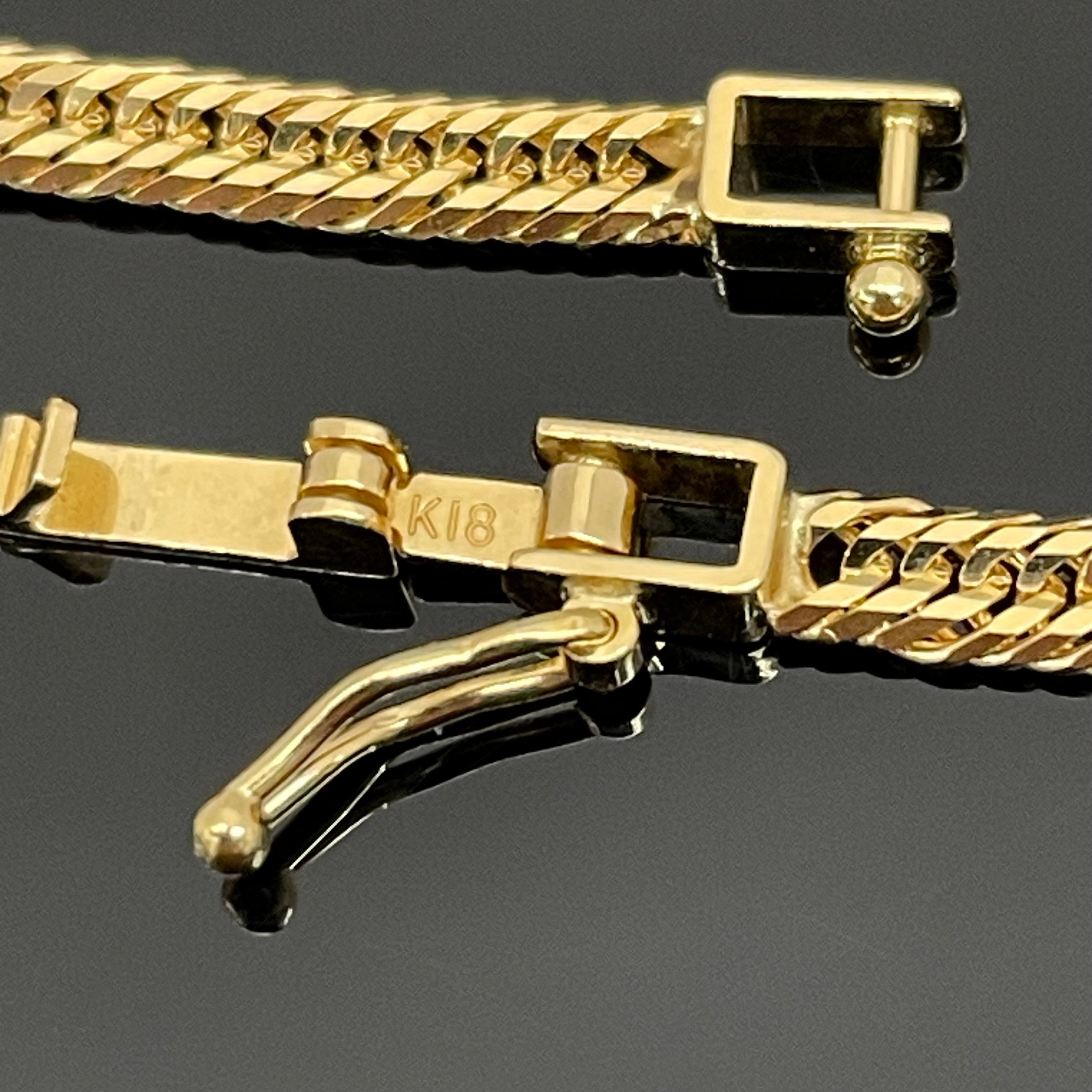 ノンブランド _K18トリプル12面カット_ 11.1g／45cm _中古品