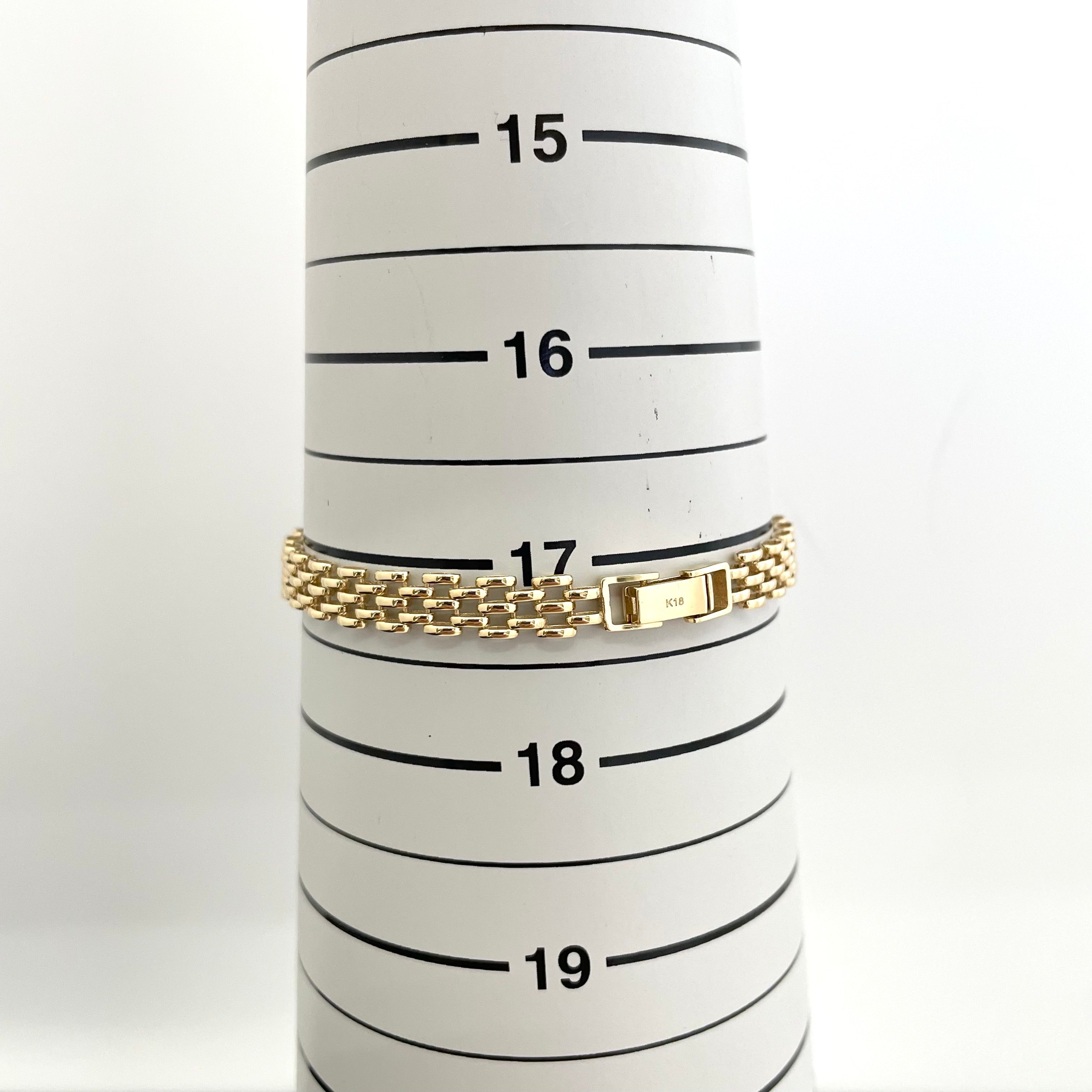 ノンブランド _K18ファッションブレス_17cm／10g _中古品