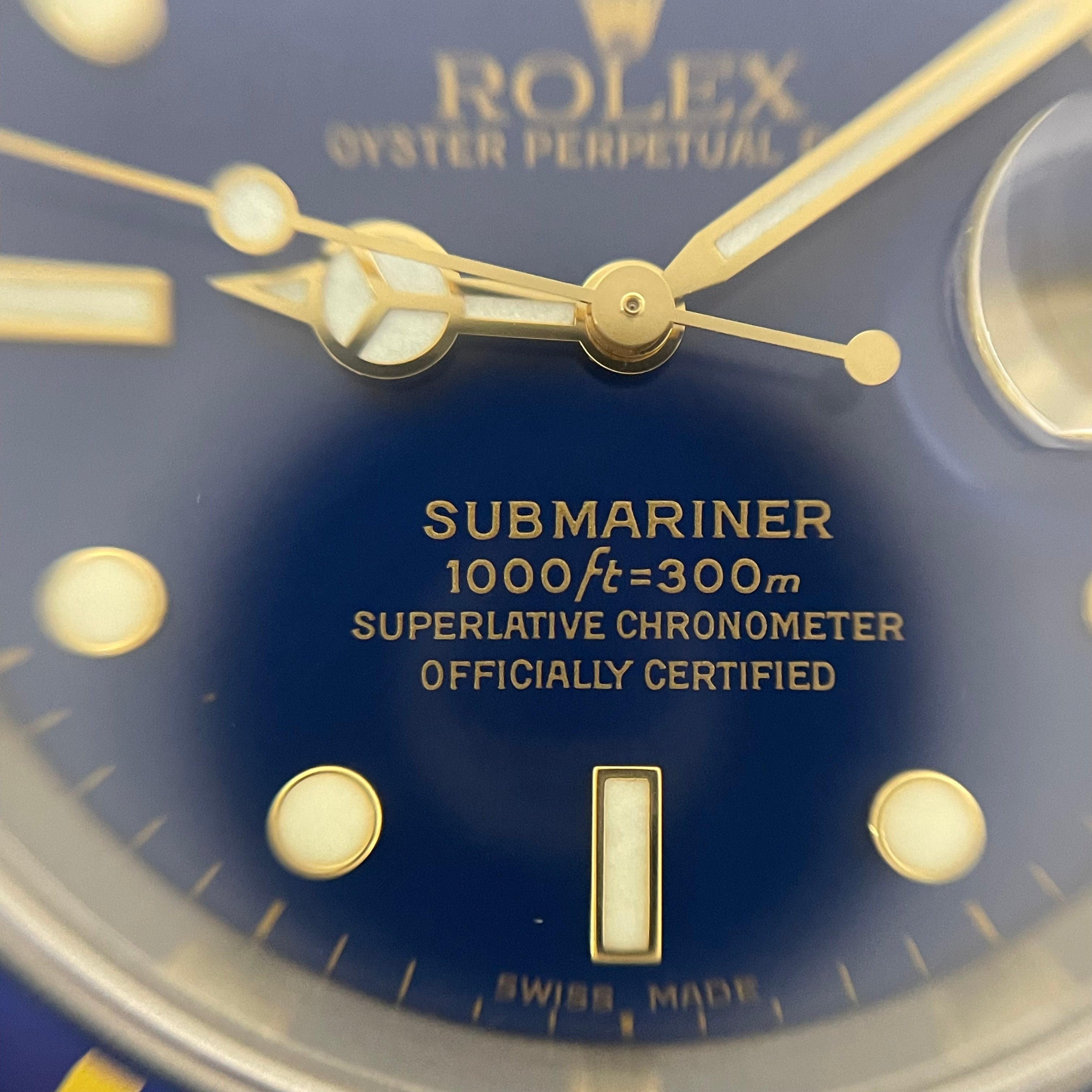 ROLEX_（ロレックス）_サブマリーナ 16613_ ブルーK18/SS _中古品