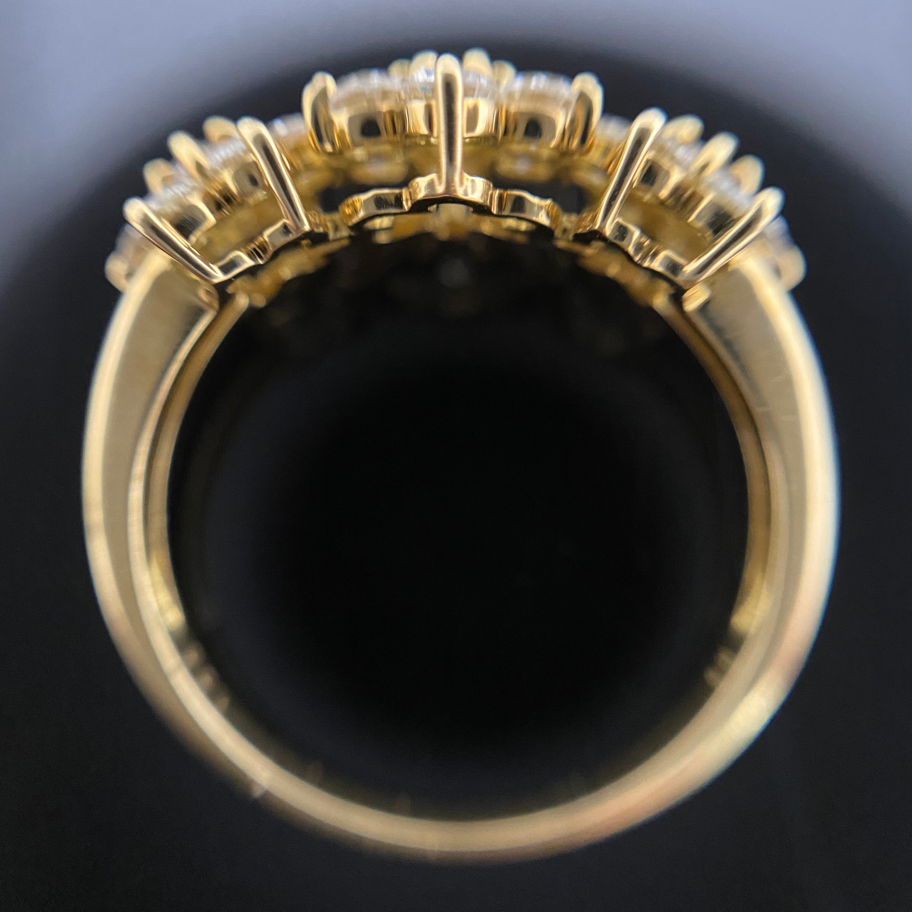 【送料無料】_ ノンブランド _K18 ダイヤモンドリング_ FD1.0ct/3.1/＃14号_ 中古品
