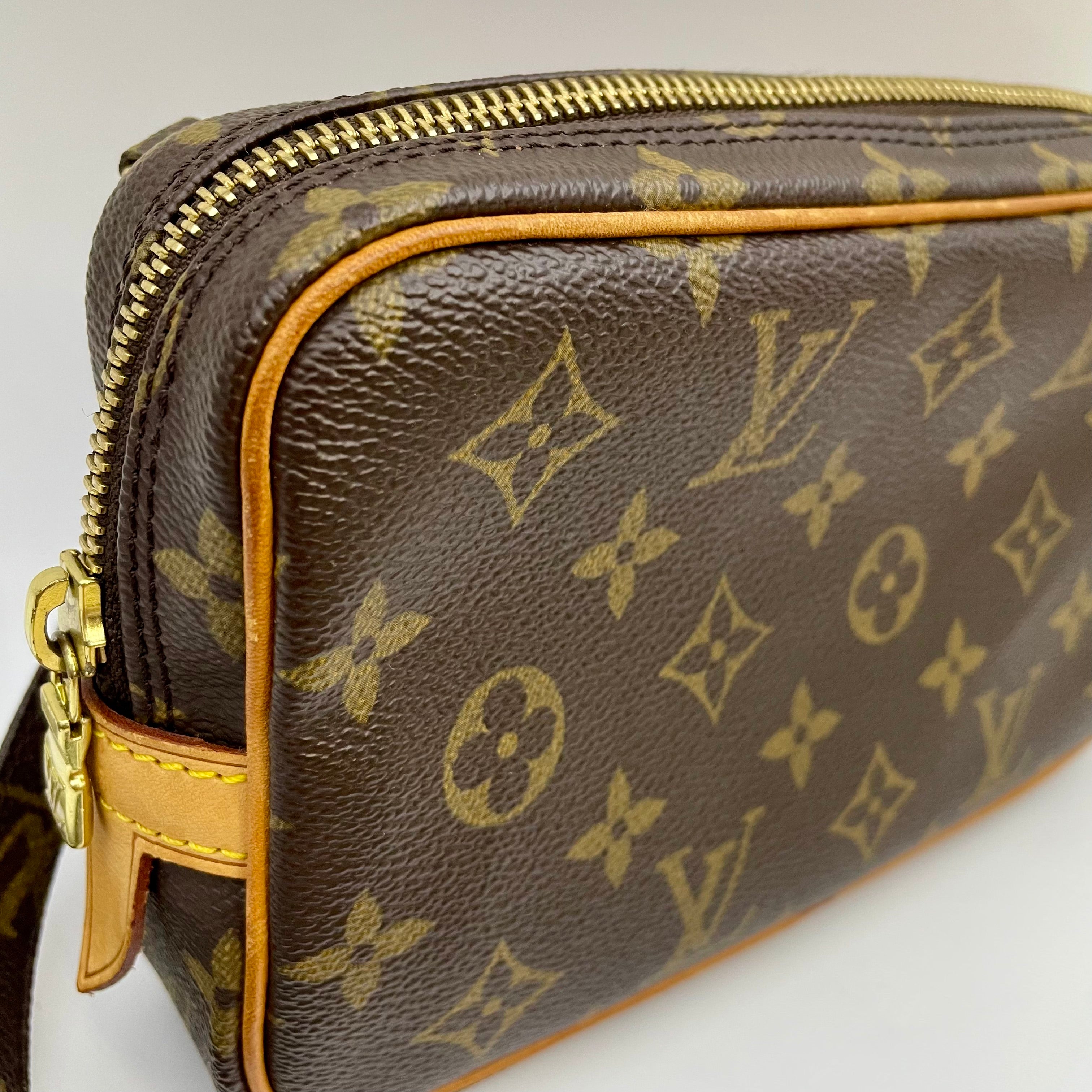 【送料無料】_ LOUIS  VUITTON_（ルイヴィトン）_モノグラム ポシェット _マルリーバンドリエール_ M51828 _中古品_