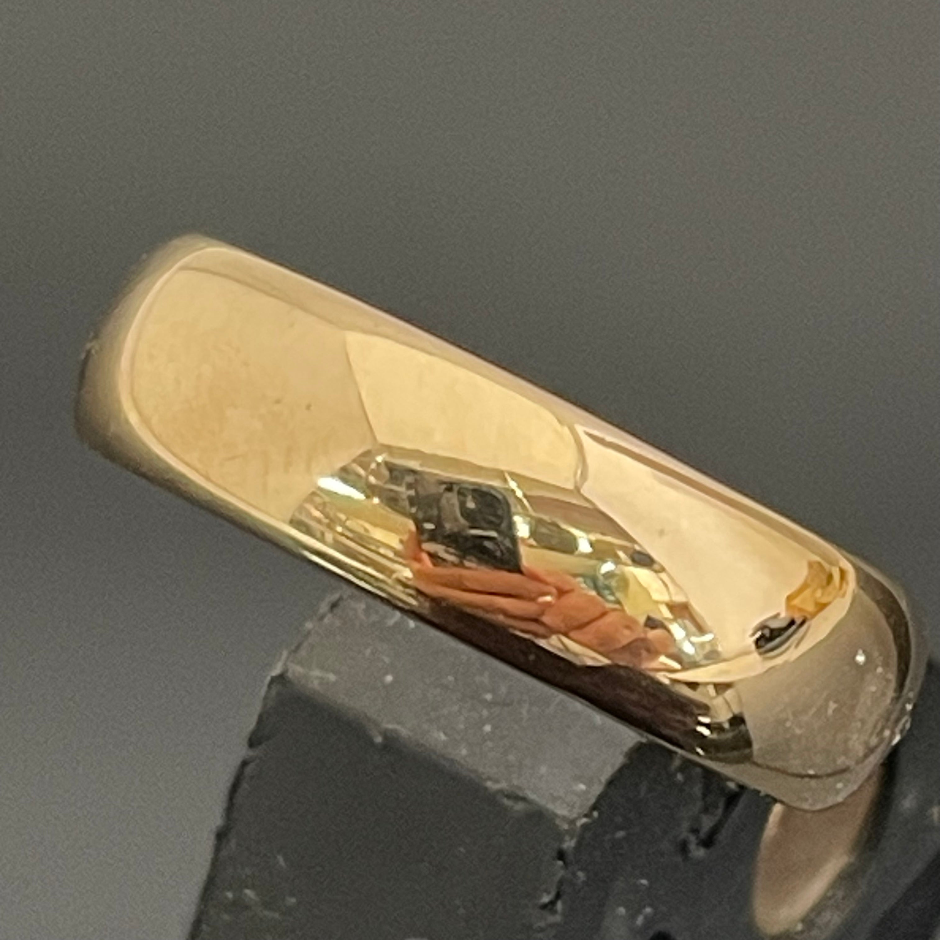 【送料無料】_ ノンブランド_ K18甲丸リング_ 6.3g／＃17号_ 中古品