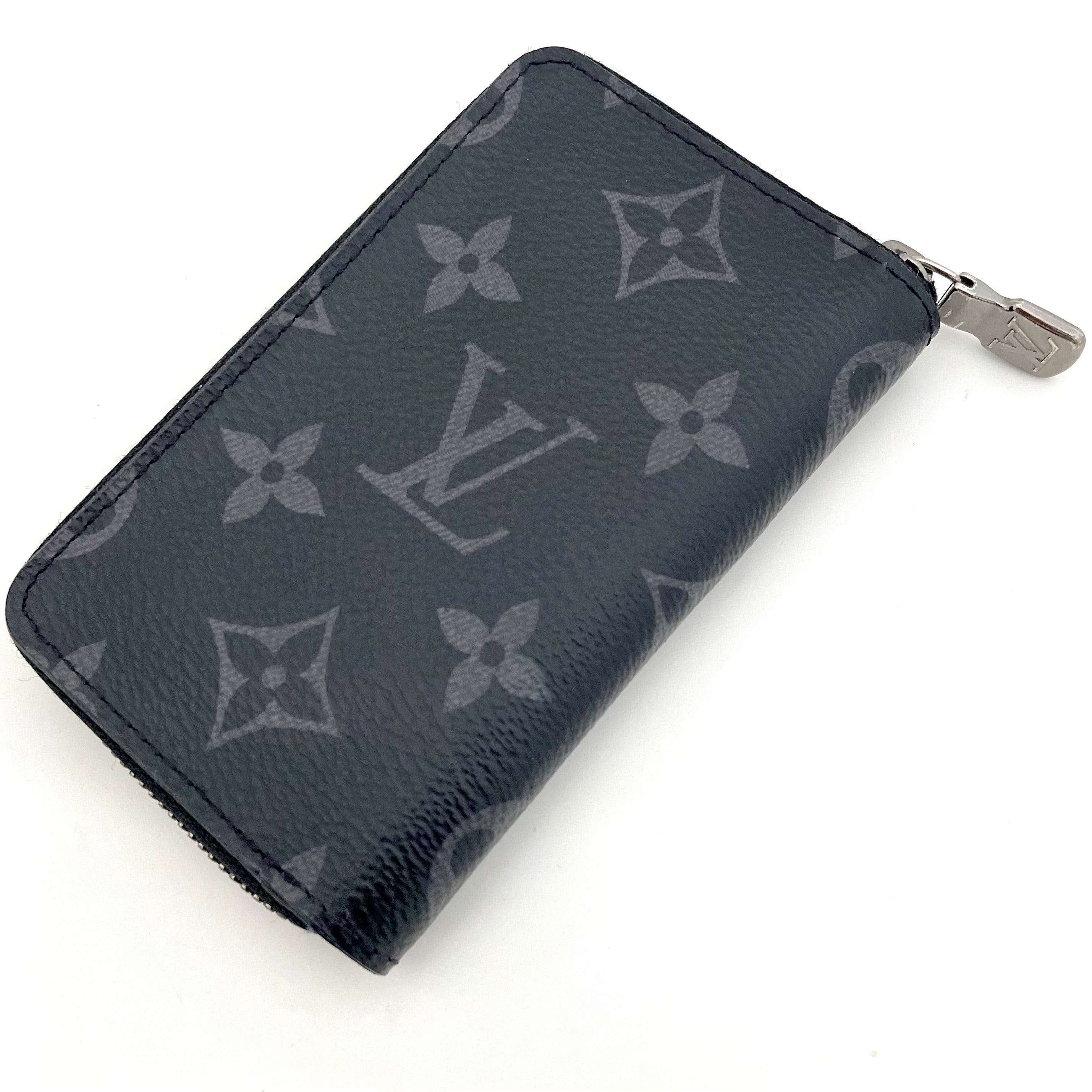 【送料無料】_ LOUIS  VUITTON_（ルイヴィトン）_モノグラム･エクリプス_ジッピー･コインパース_ヴェルティカルM81622_ 中古品