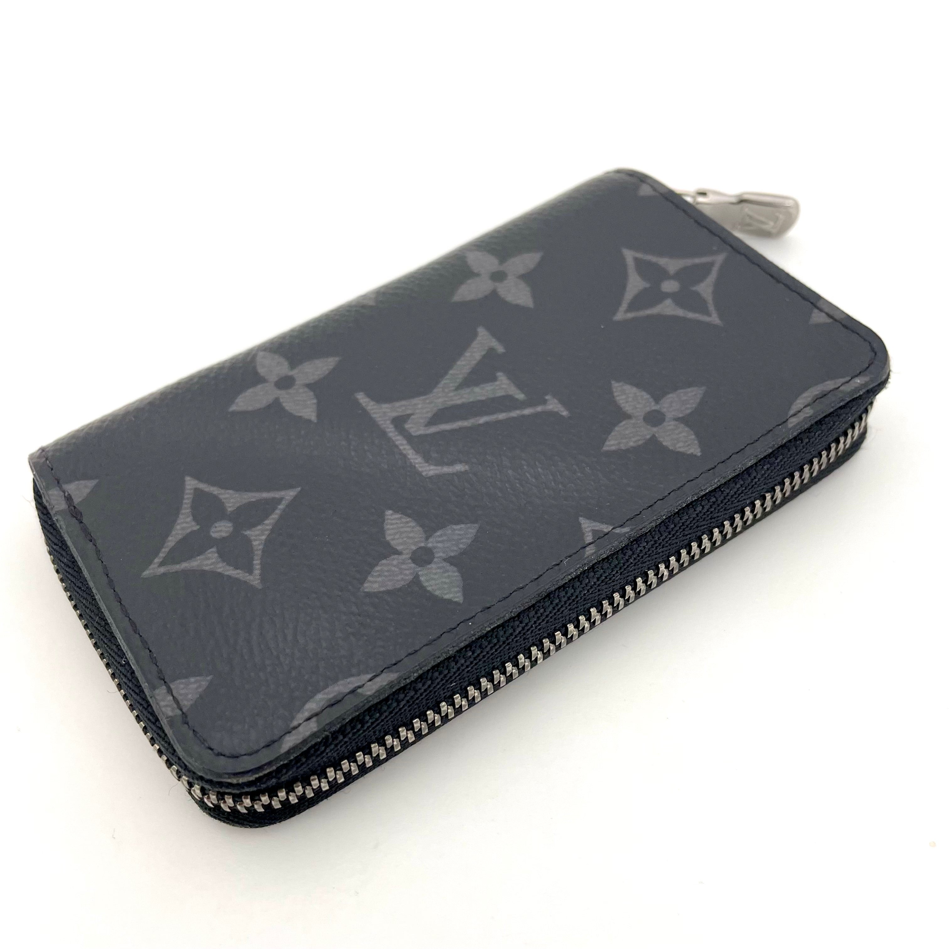 【送料無料】_ LOUIS  VUITTON_（ルイヴィトン）_モノグラム･エクリプス_ジッピー･コインパース_ヴェルティカルM81622_ 中古品