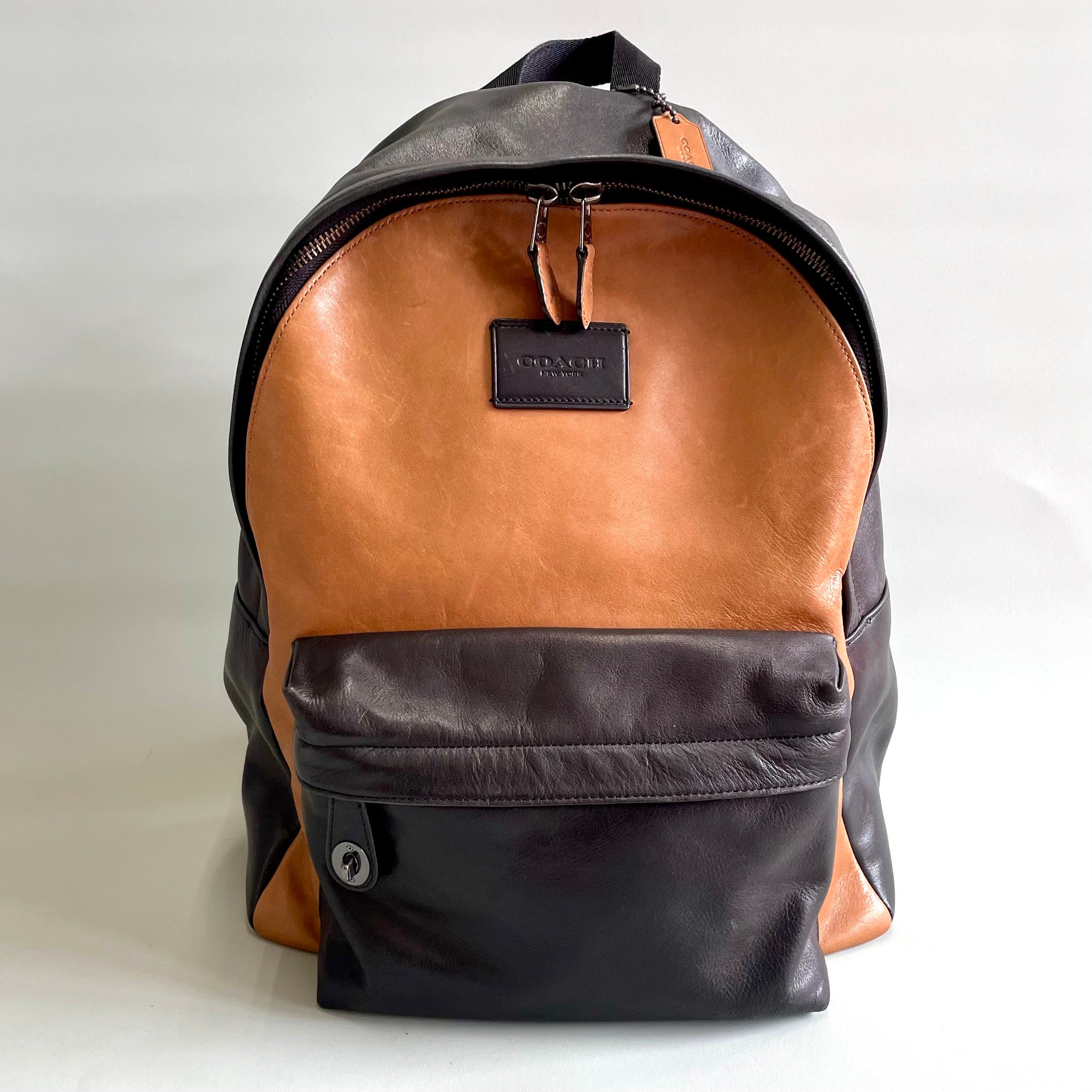 【送料無料】_ COACH_（コーチ）_スポーツカーフ _牛革リュックサック _72034_中古品