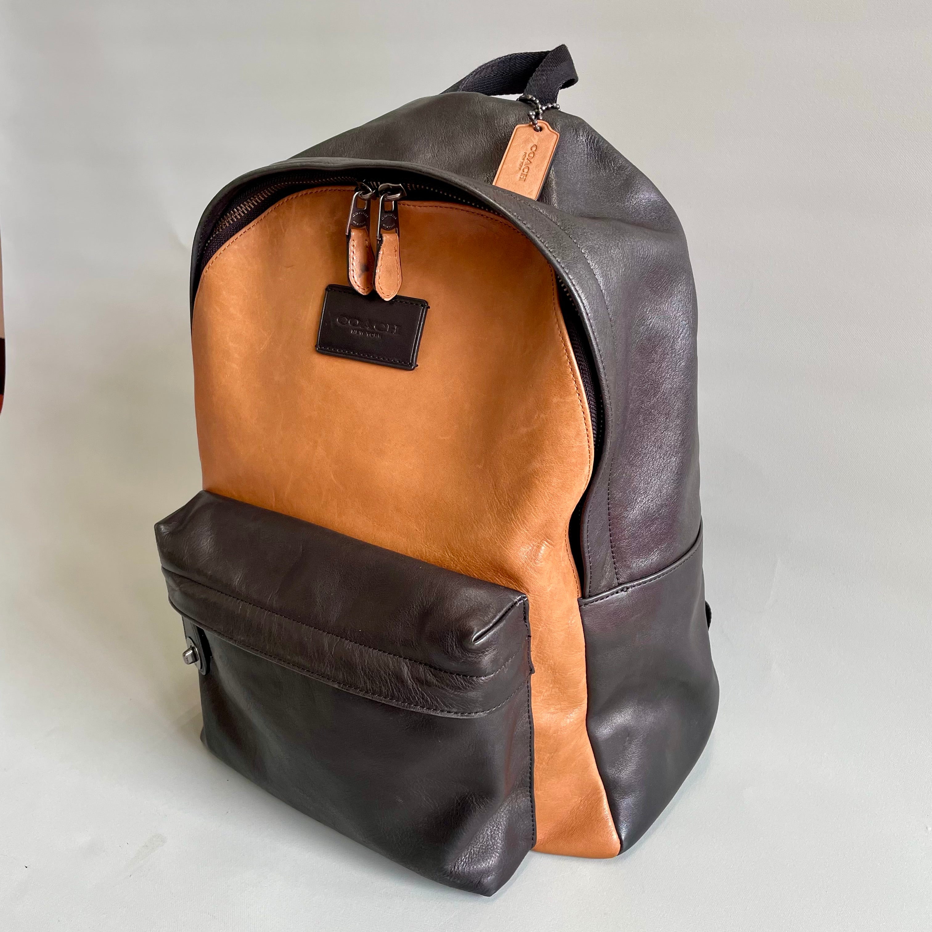 【送料無料】_ COACH_（コーチ）_スポーツカーフ _牛革リュックサック _72034_中古品