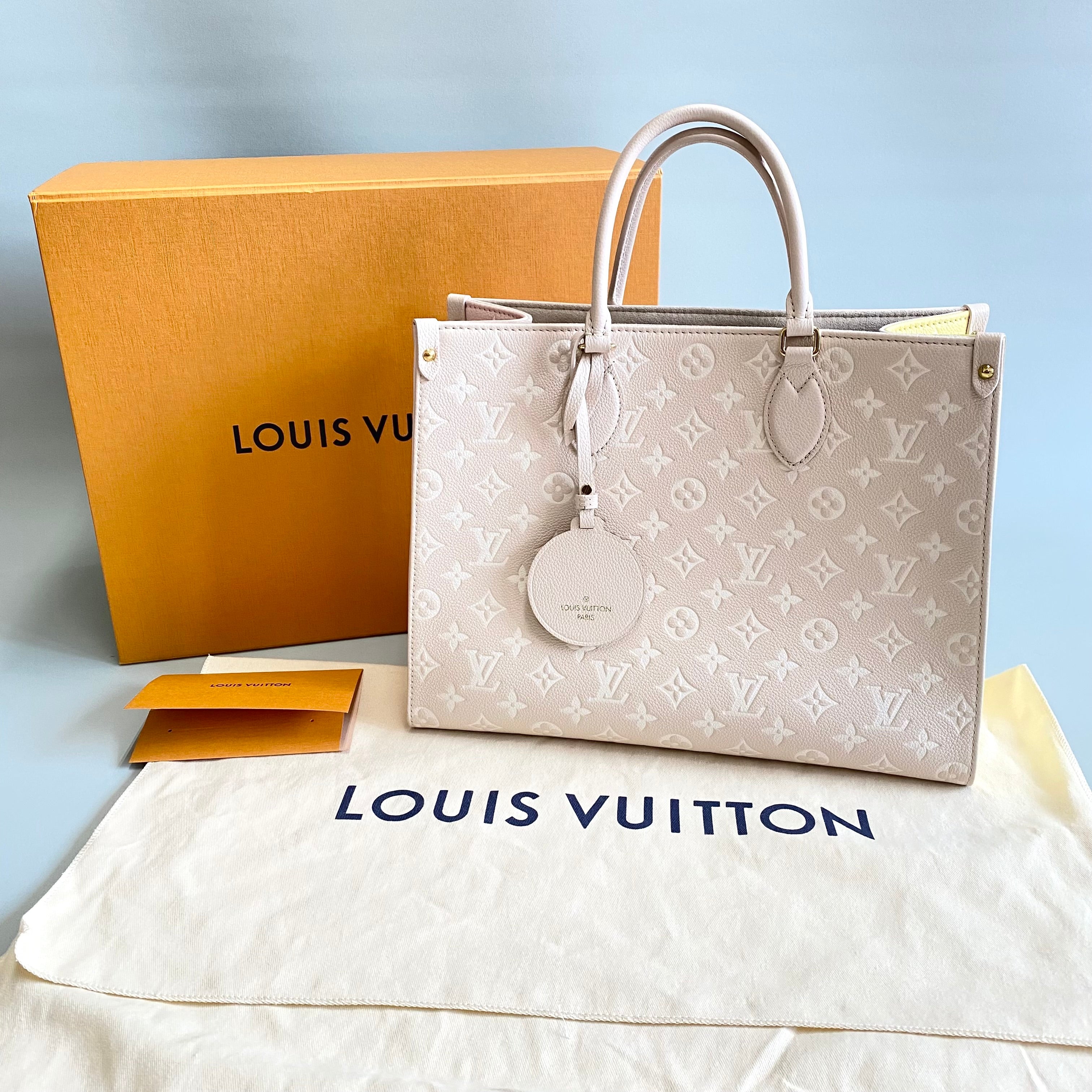 LOUIS VUITTON_（ルイヴィトン）_モノグラムアンプラント_オンザゴーＭＭ_ベージュ/ピンク/イエロー_M46128_中古品