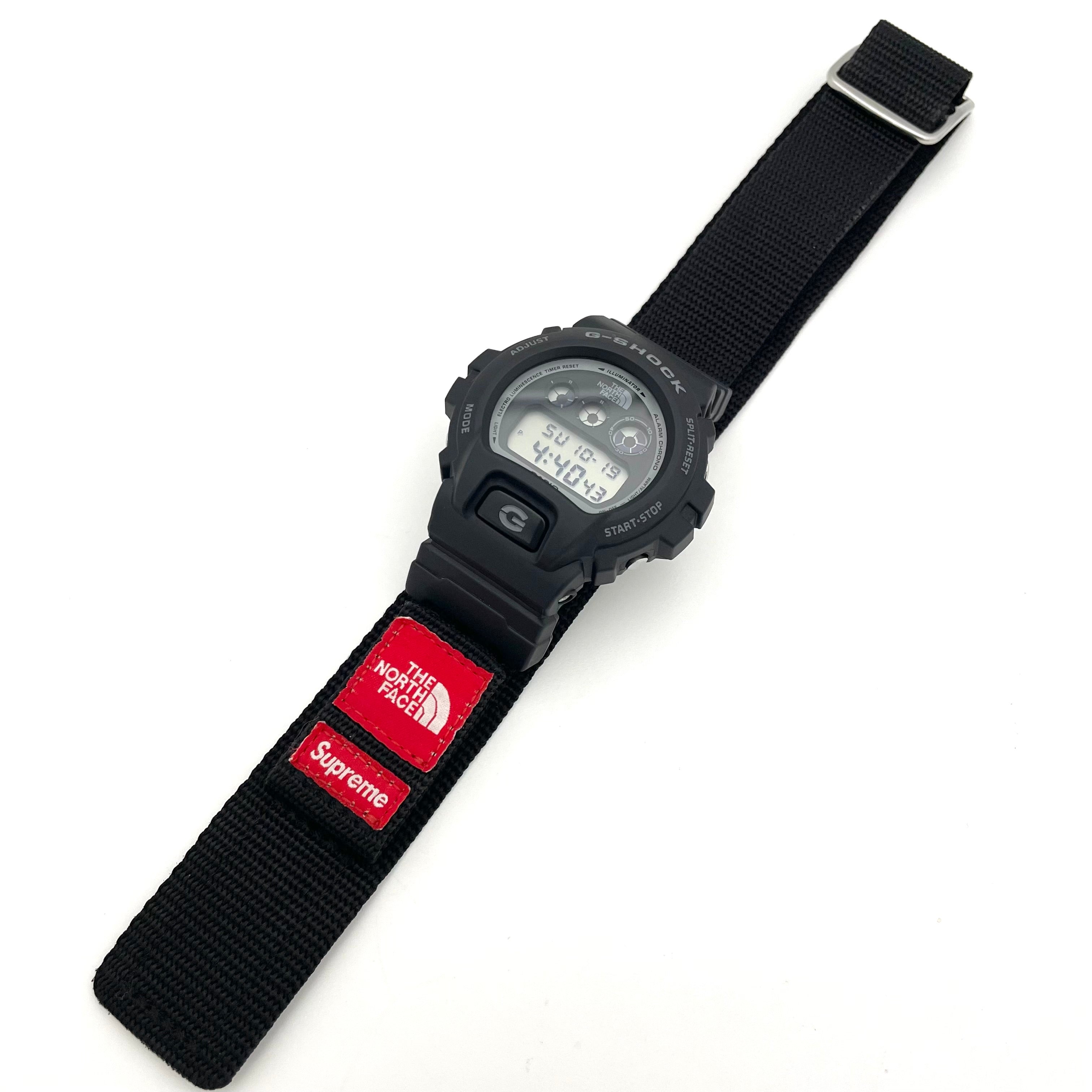 G−SHOCK _限定トリプルコラボ_Supreme×_THE NORTH FACE×_G-SHOCK _DW-6900NS-1JR_中古品