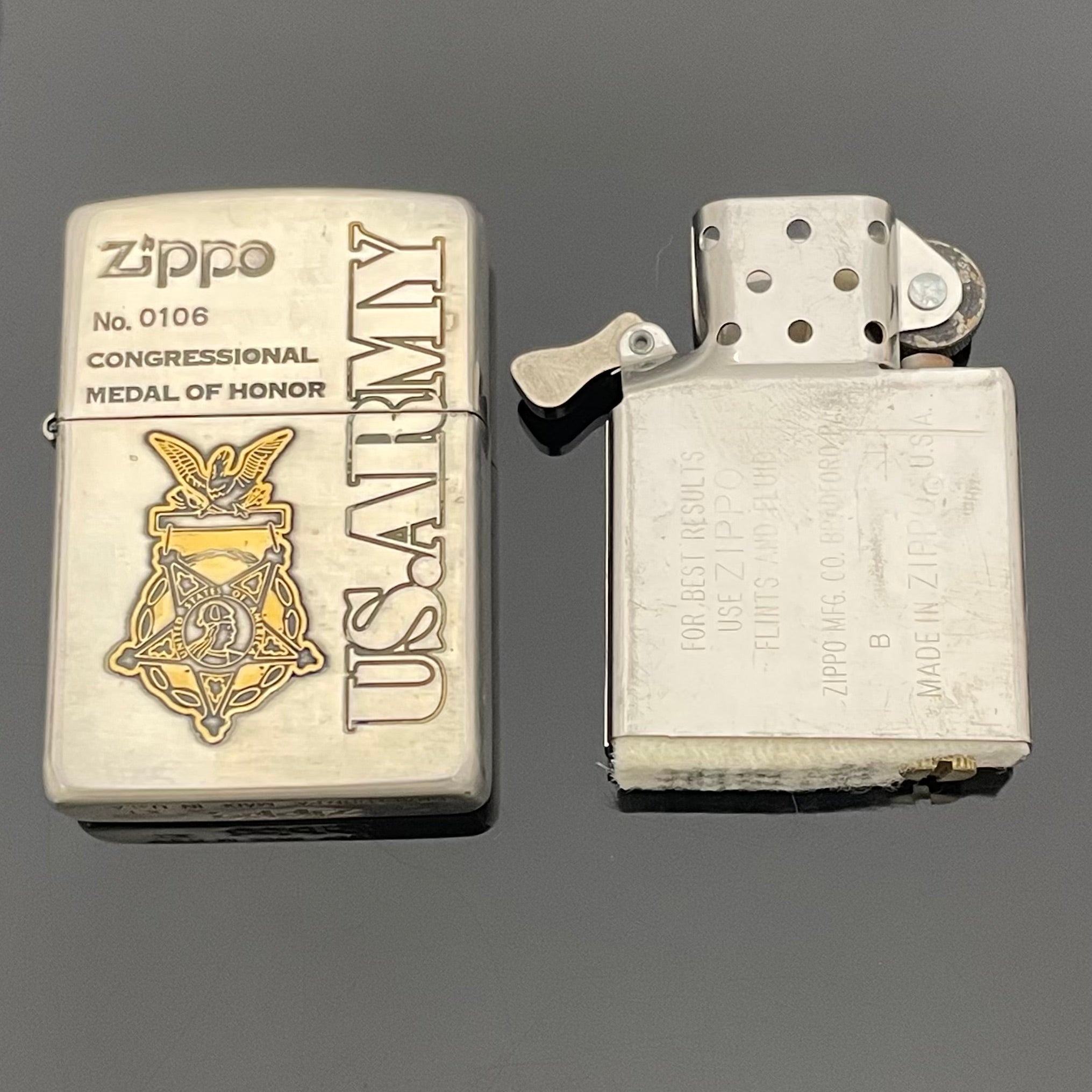 Zippo_（ジッポ）_オイルライター限定品 _US.ARMY 1995年 _未使用品