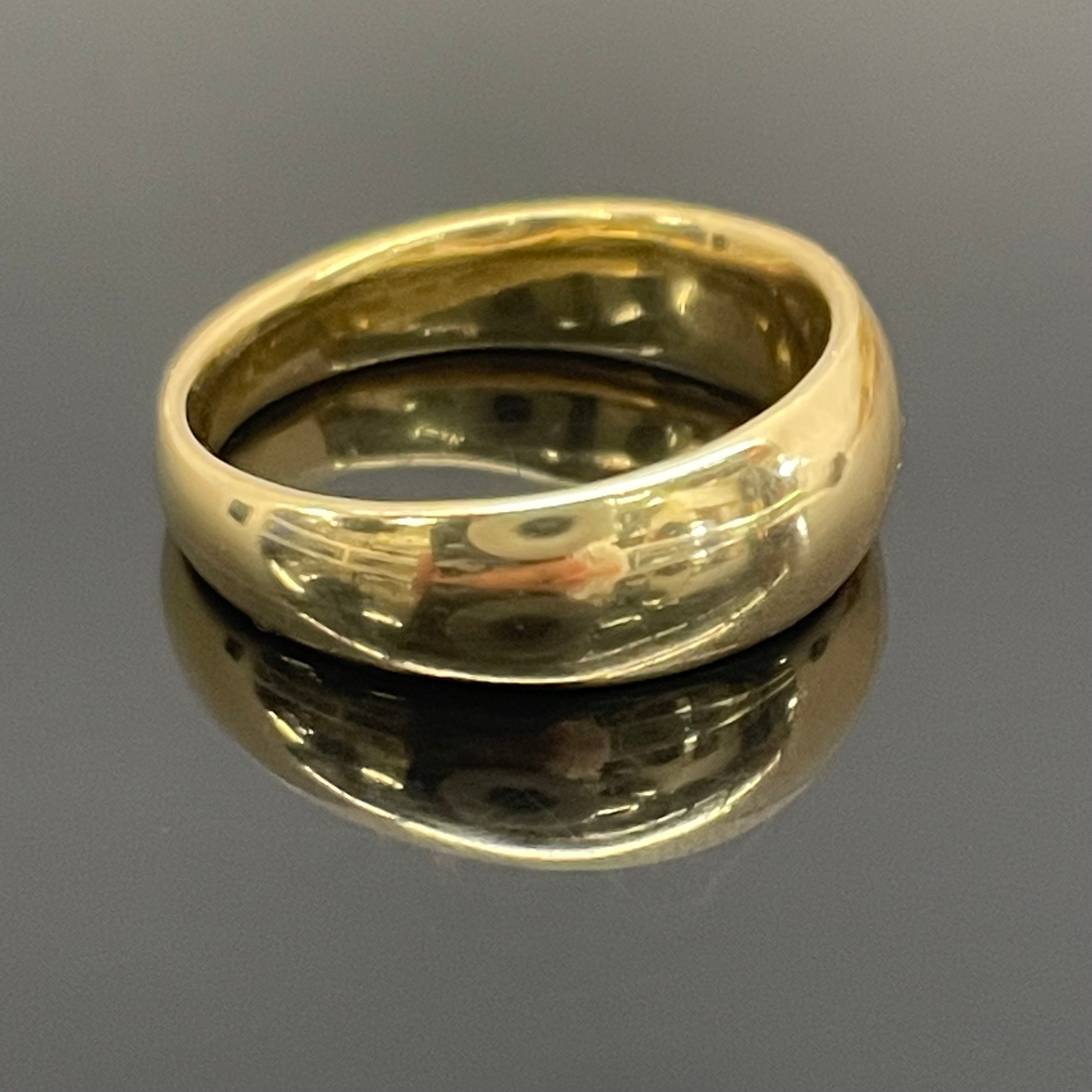 ノンブランド _K18甲丸リング _7.6g／＃15号 _中古品