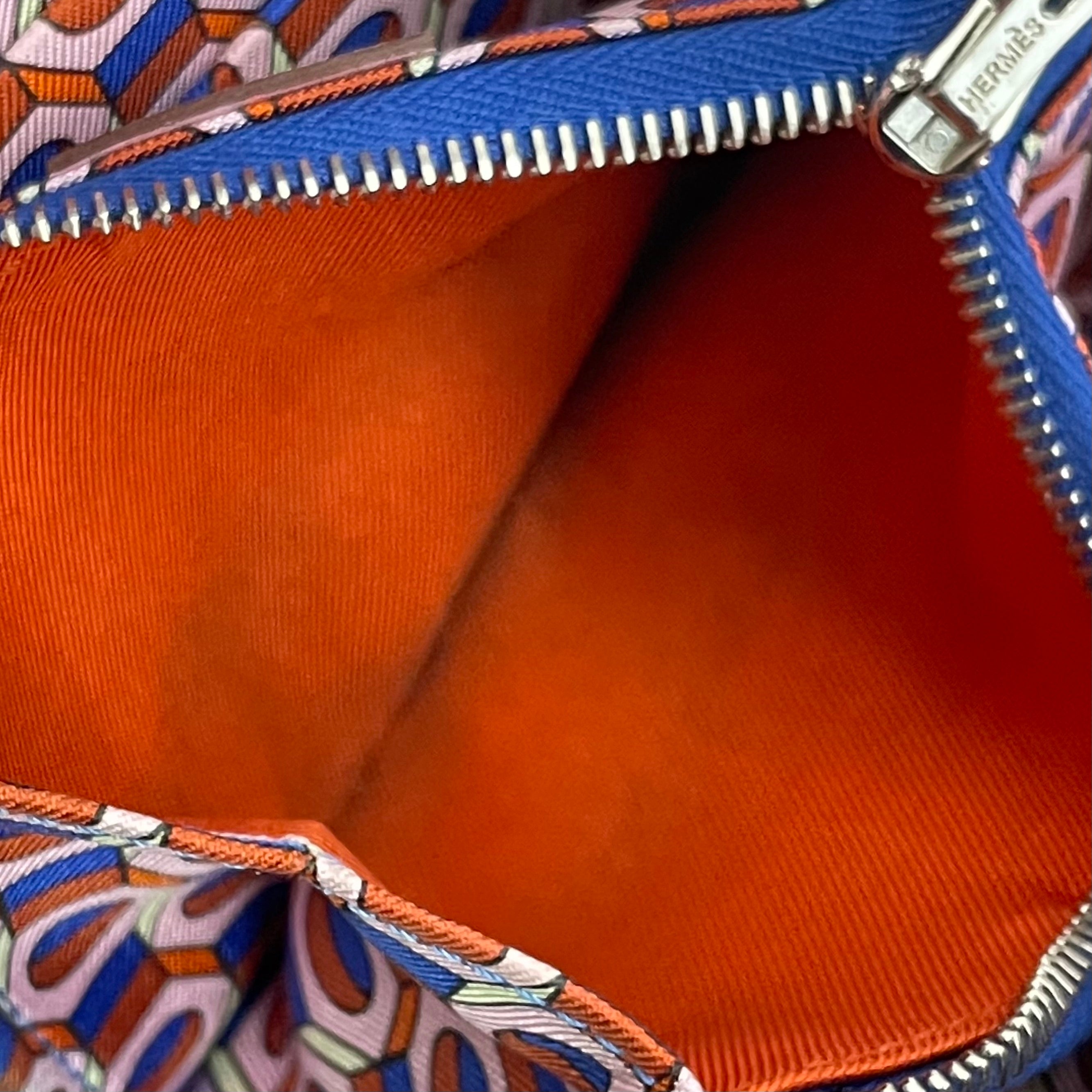 HERMES_（エルメス）_アザップコンパクト _シルクインコインケース_ヴォーエプソン ピンク_中古品