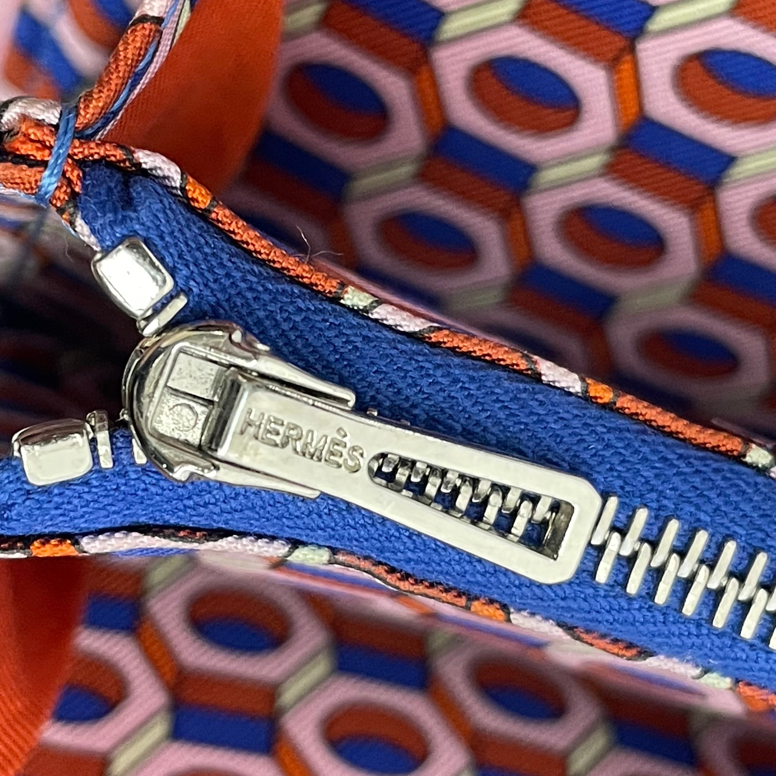 HERMES_（エルメス）_アザップコンパクト _シルクインコインケース_ヴォーエプソン ピンク_中古品