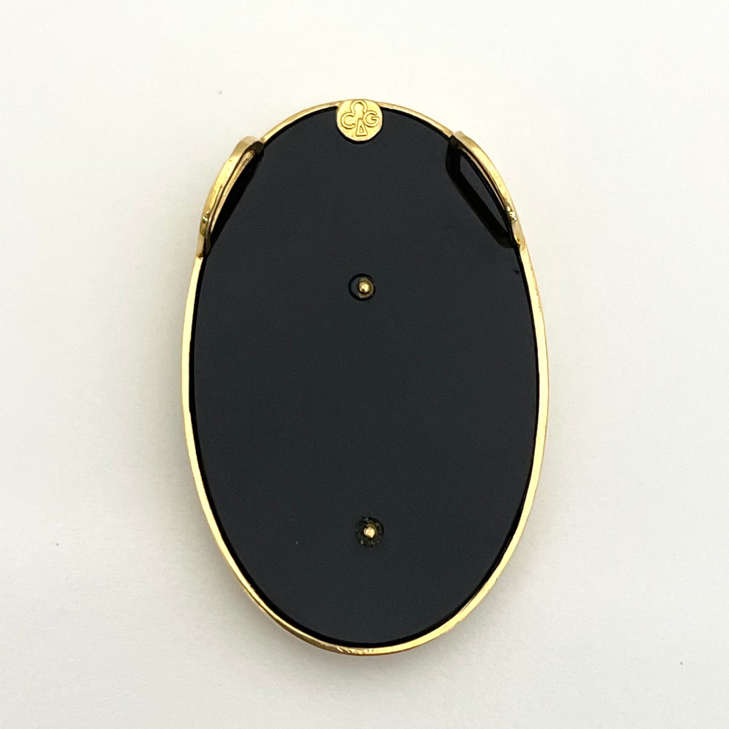 ノンブランド _K18／オニキス _クレオパトラモチーフ _ペンダントトップ _中古品