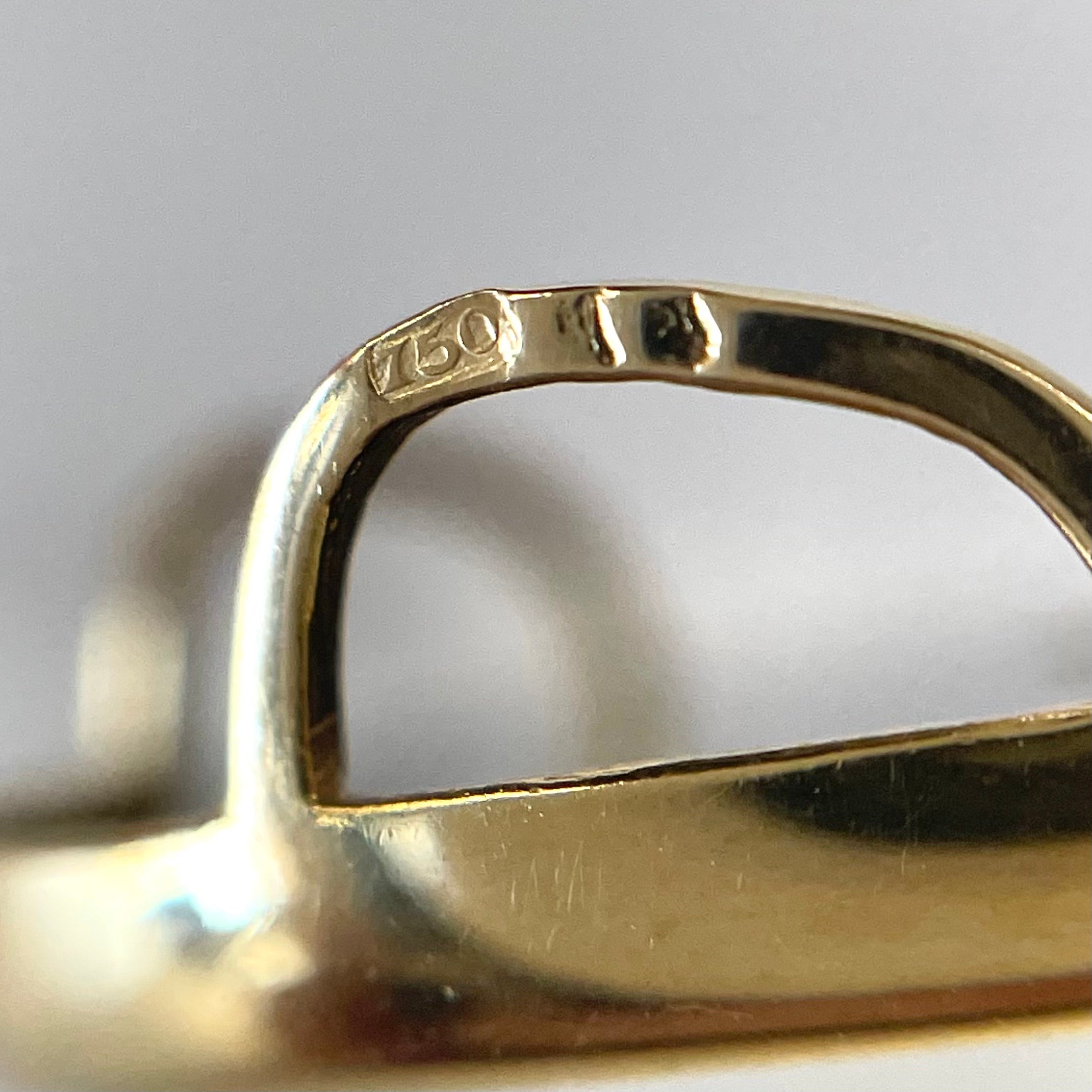 ノンブランド _K18／オニキス _クレオパトラモチーフ _ペンダントトップ _中古品