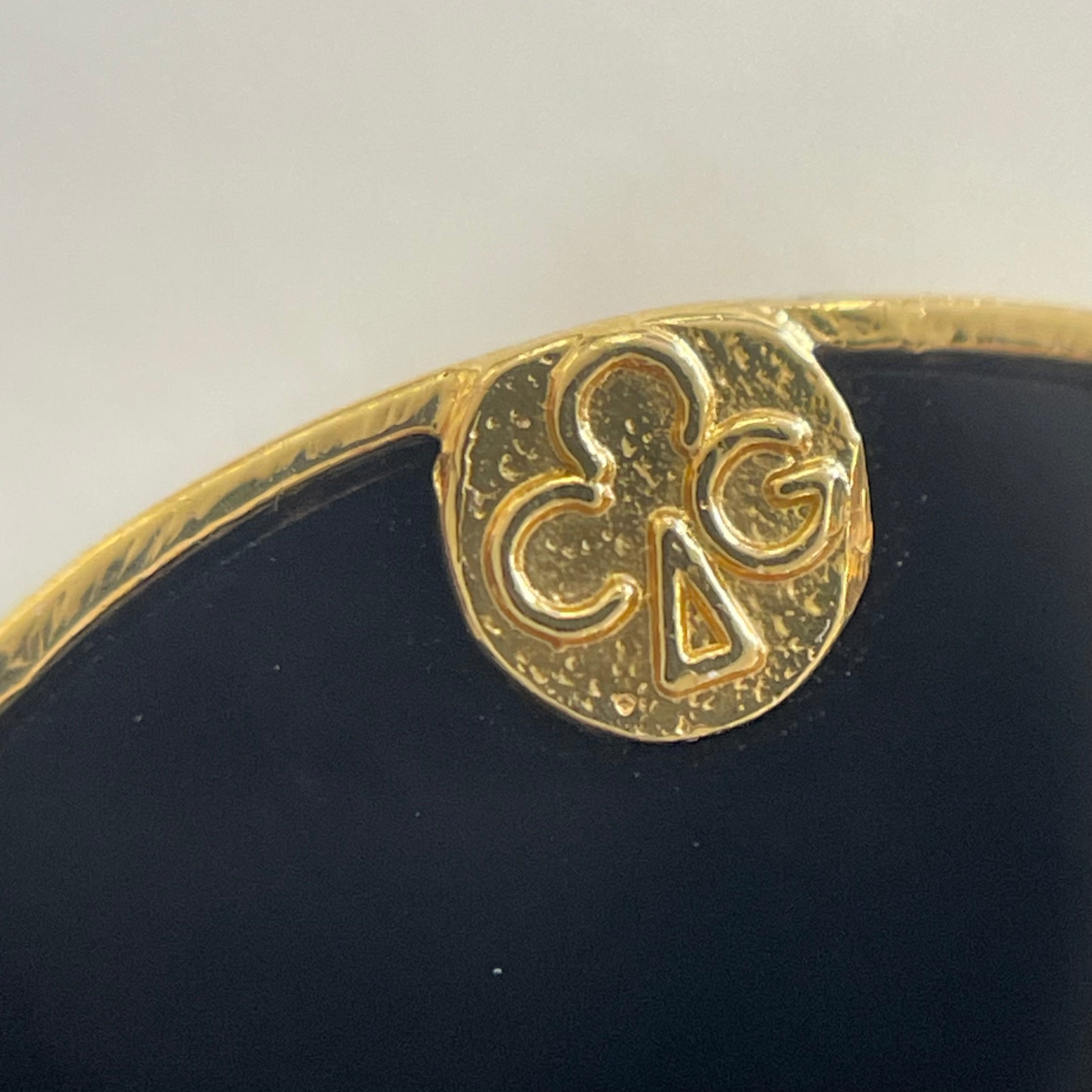 ノンブランド _K18／オニキス _クレオパトラモチーフ _ペンダントトップ _中古品