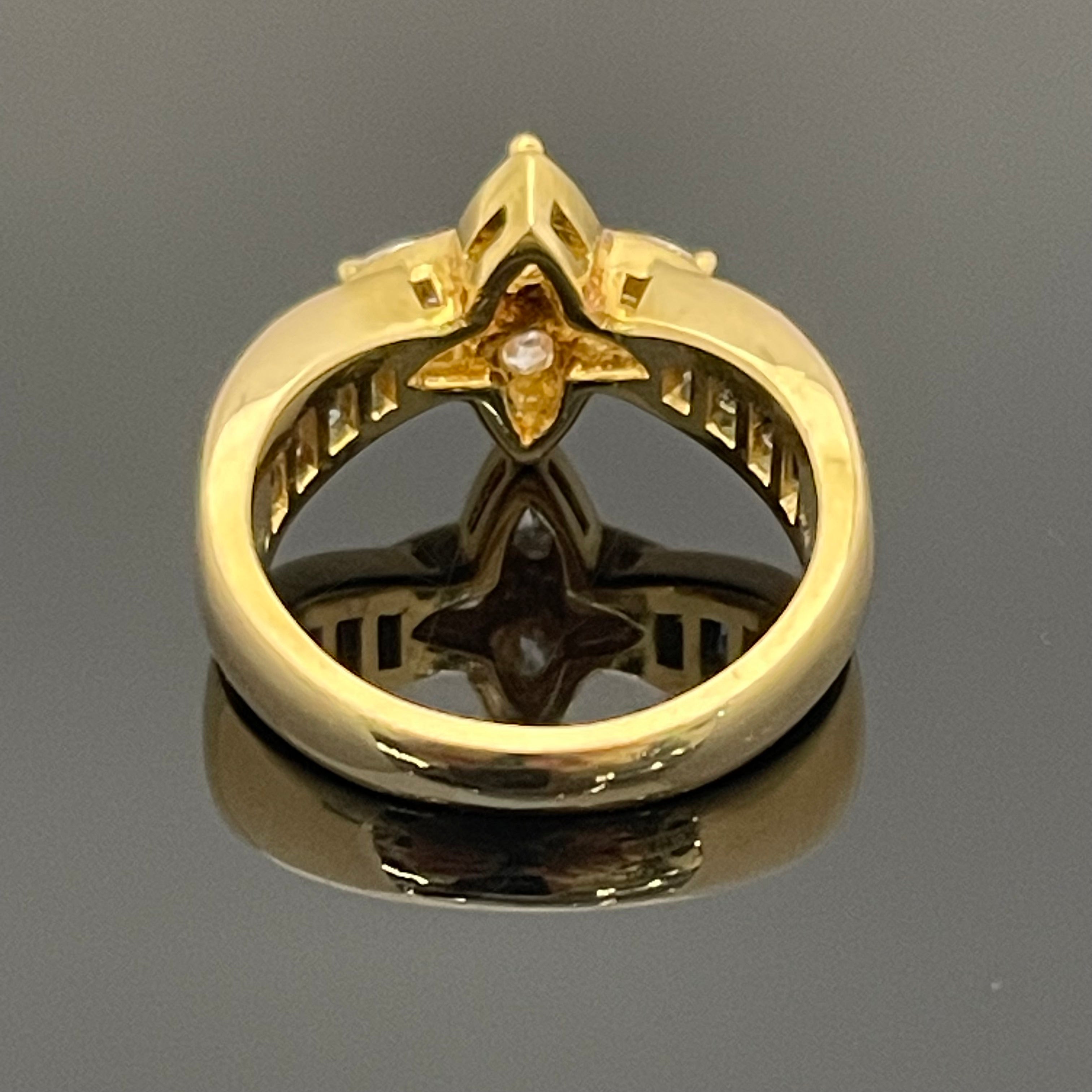 ノンブランド _K18ダイヤモンドリング_D0.59ct/S0.88ct _7.6g/＃11号 _中古品