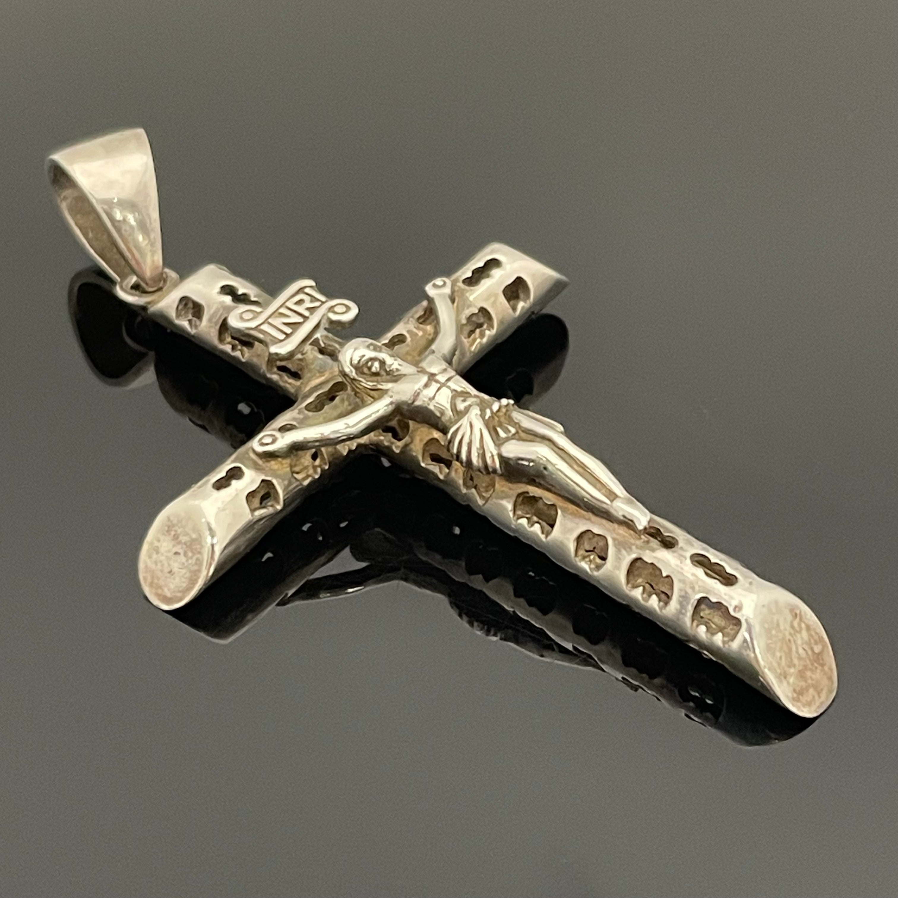 ノンブランド _SV925 _クロスペンダントトップ_中古品