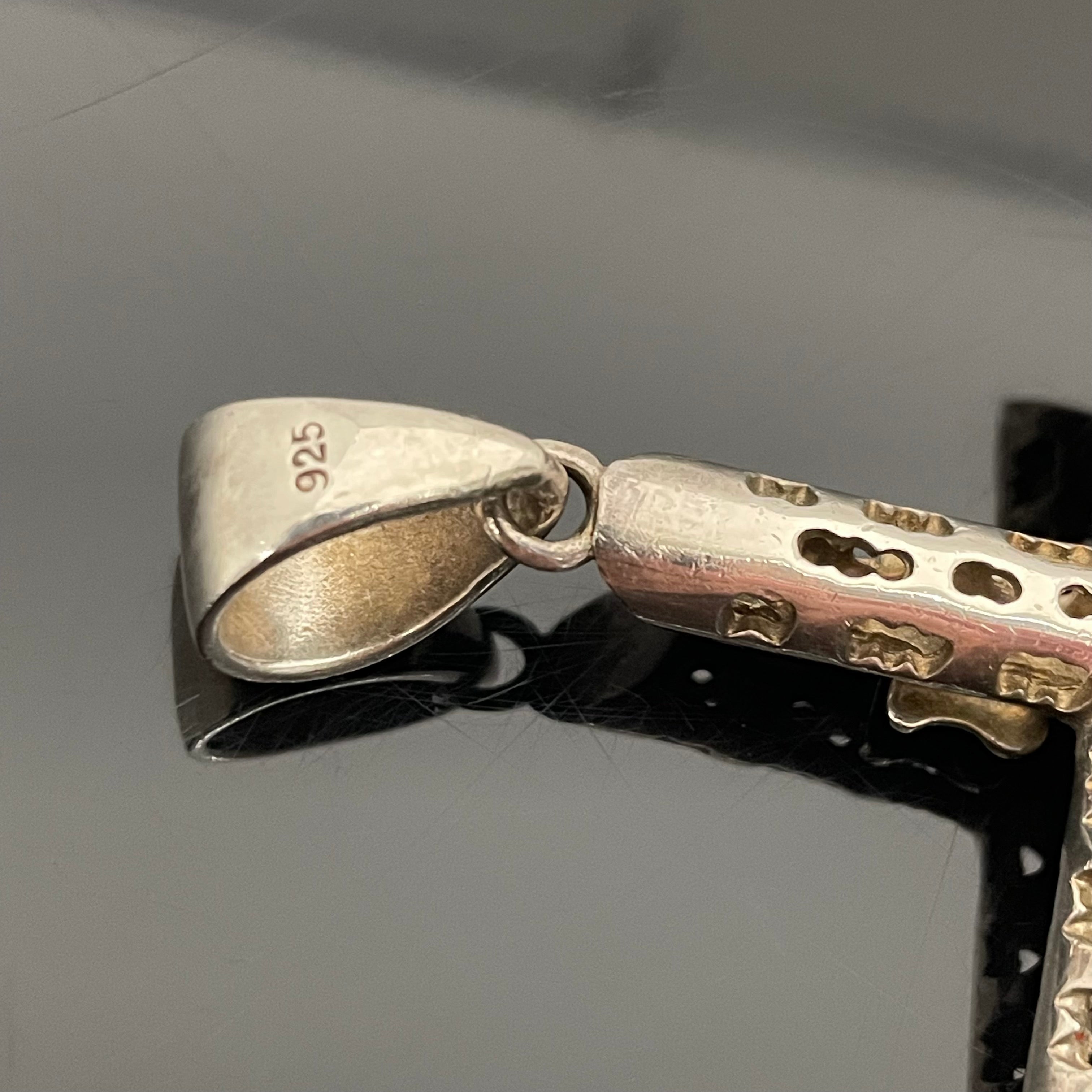 ノンブランド _SV925 _クロスペンダントトップ_中古品