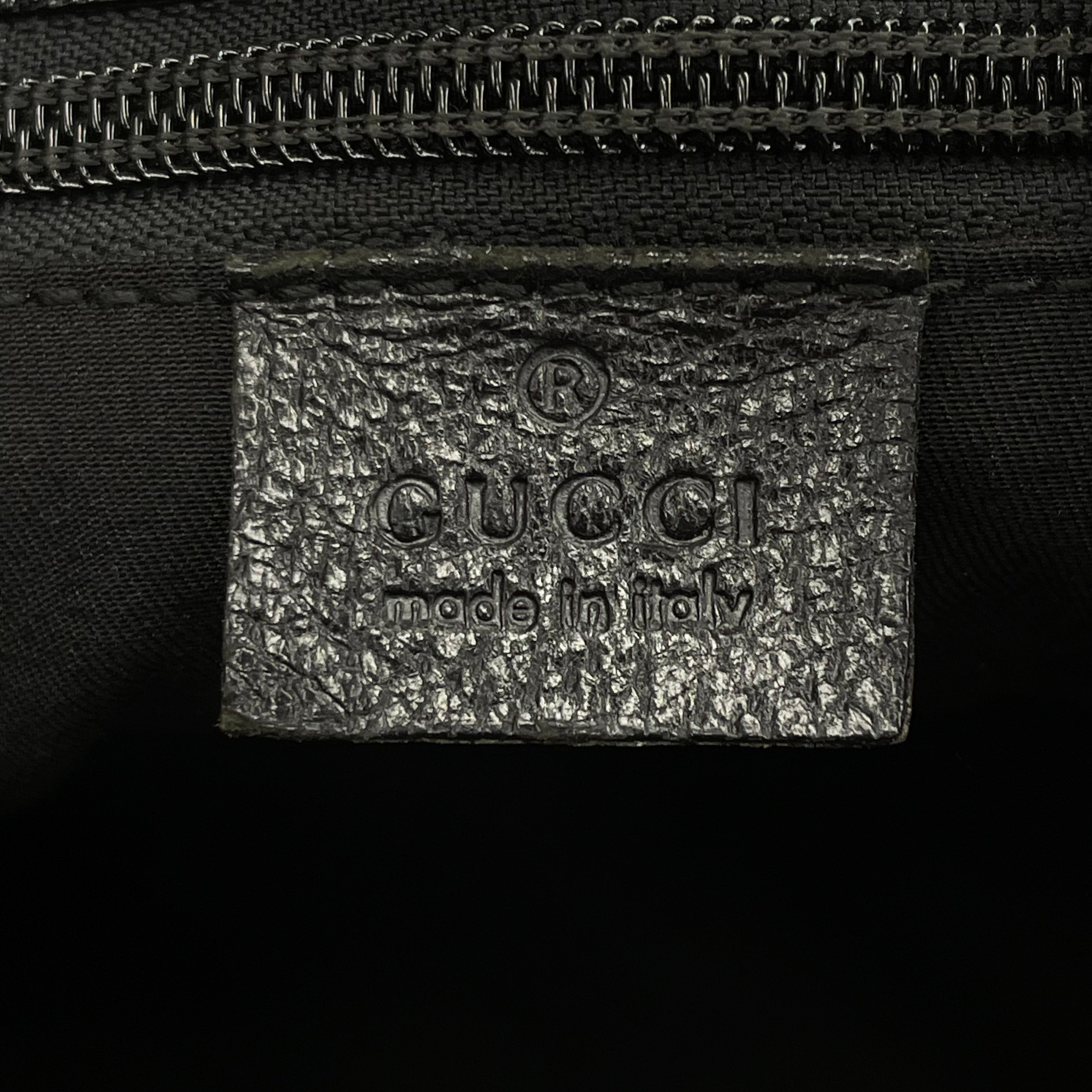 GUCCI_（グッチ)_GGキャンバス_ショルダーバック_114273ブラック_中古品