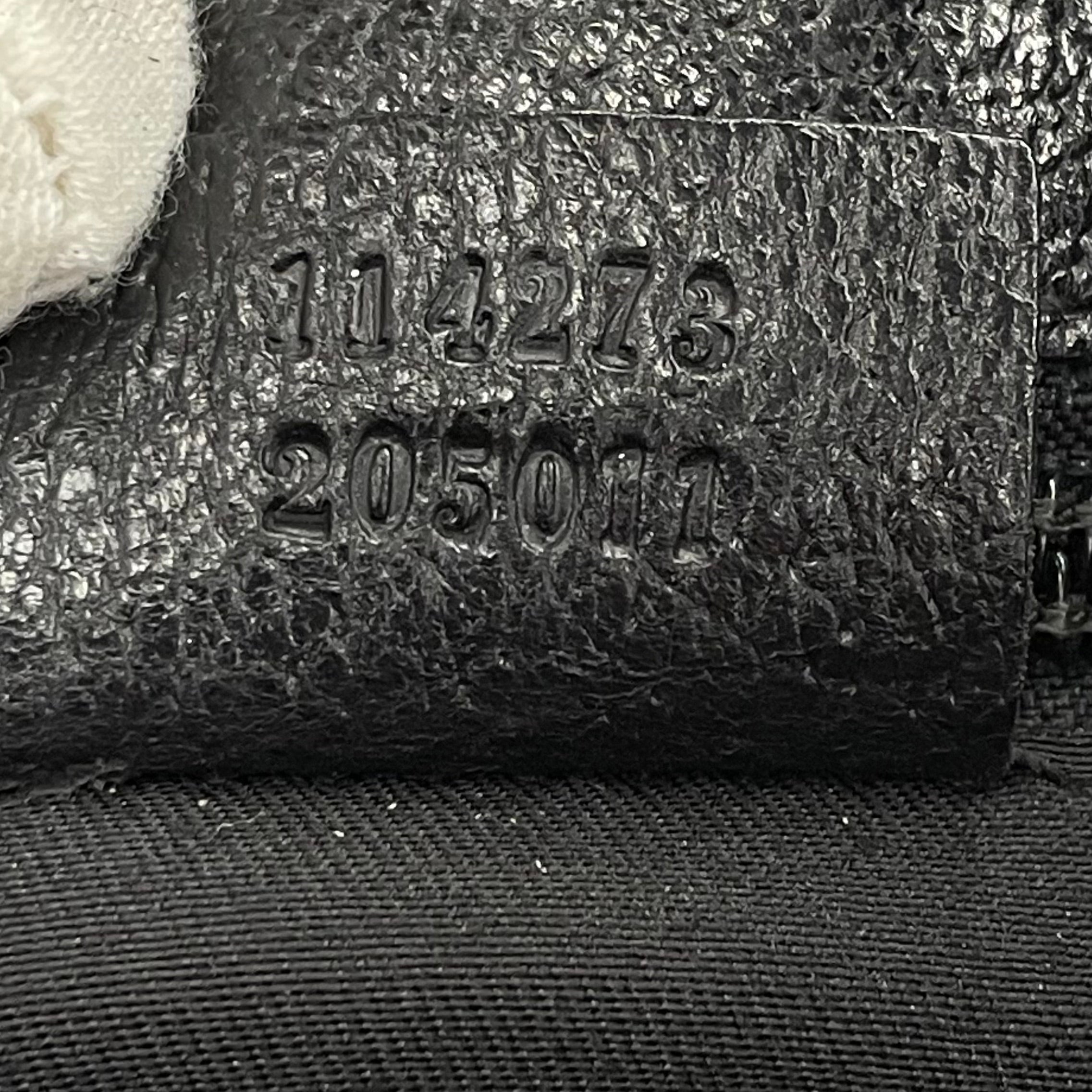 GUCCI_（グッチ)_GGキャンバス_ショルダーバック_114273ブラック_中古品