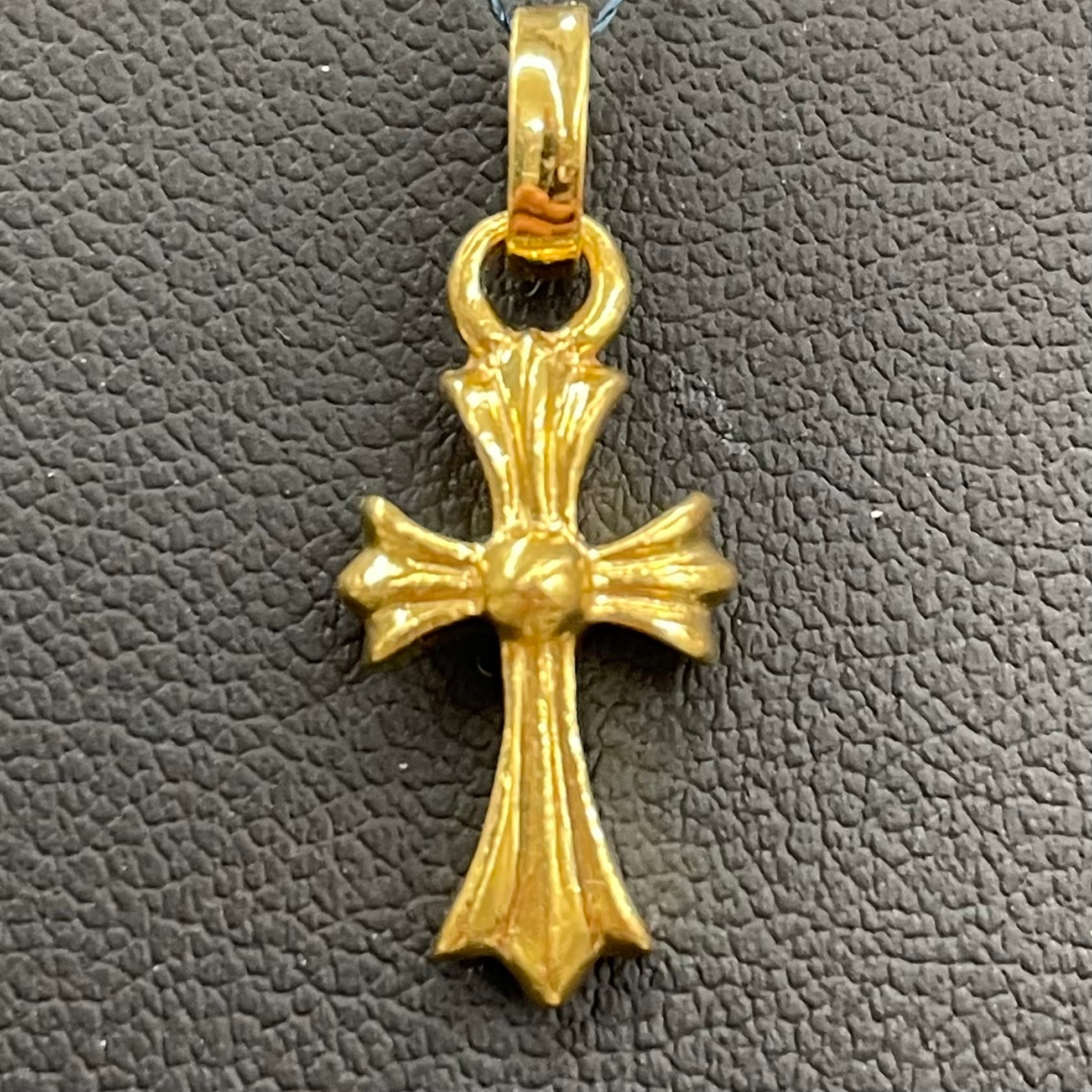 ノンブランド _K22ダイヤモンド_ミニクロスペンダントトップ _PD 3.4g_中古品