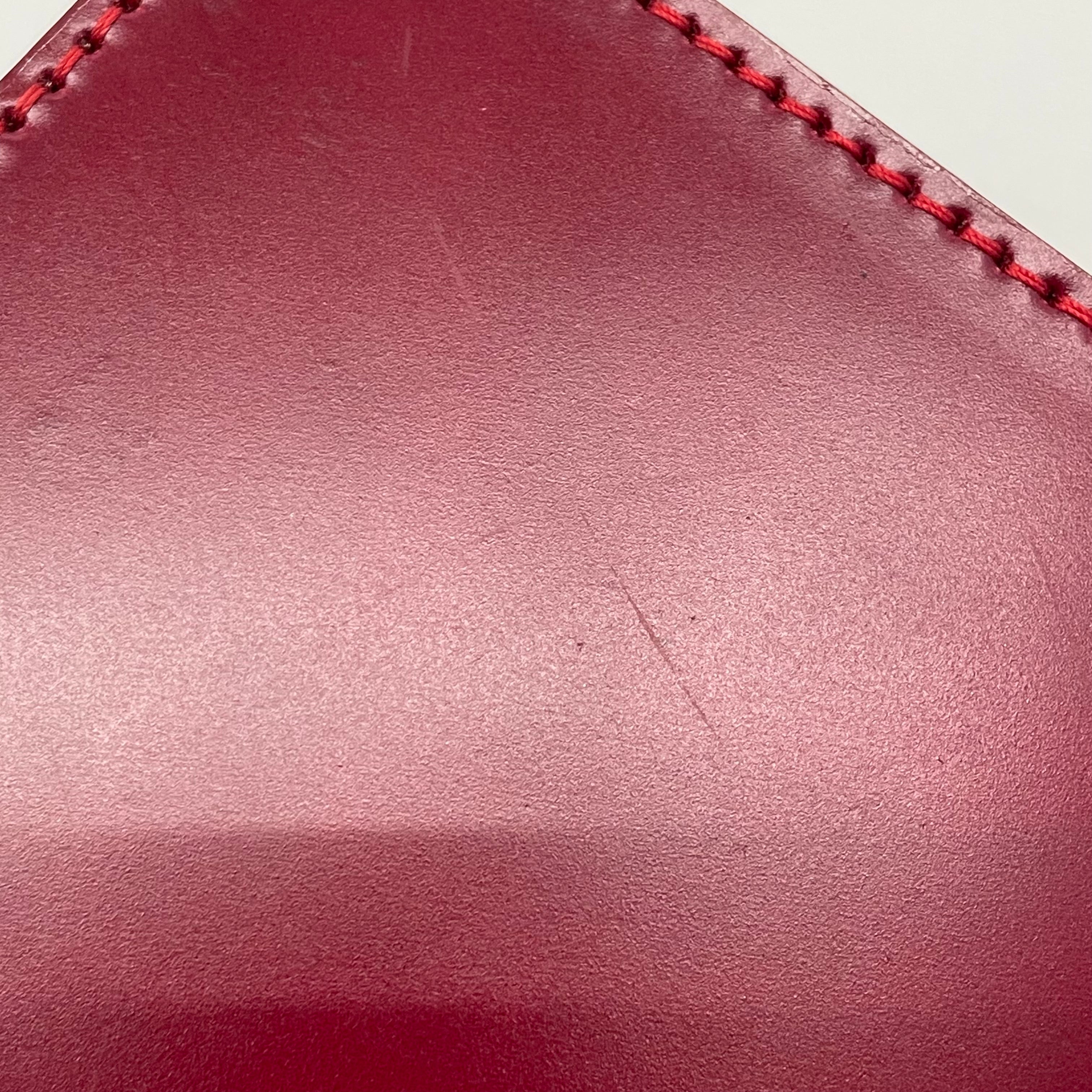 MAMA KIN_コードバン/二つ折り財布_栃木レザー/レザーウォレット_中古品