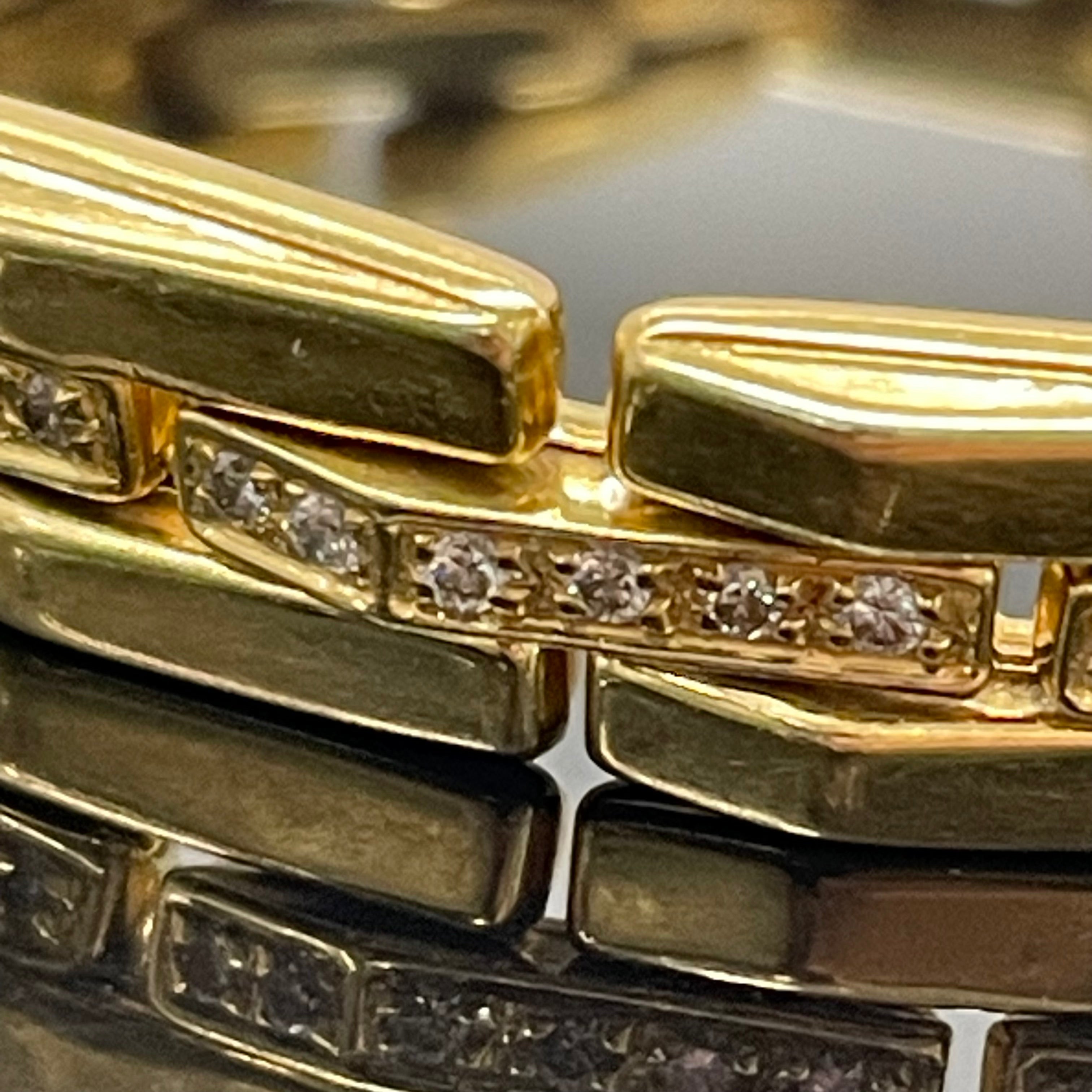 CHIMENTO（キメント)K18ダイヤモンドブレスレット17.5cm／24. 4g 中古品