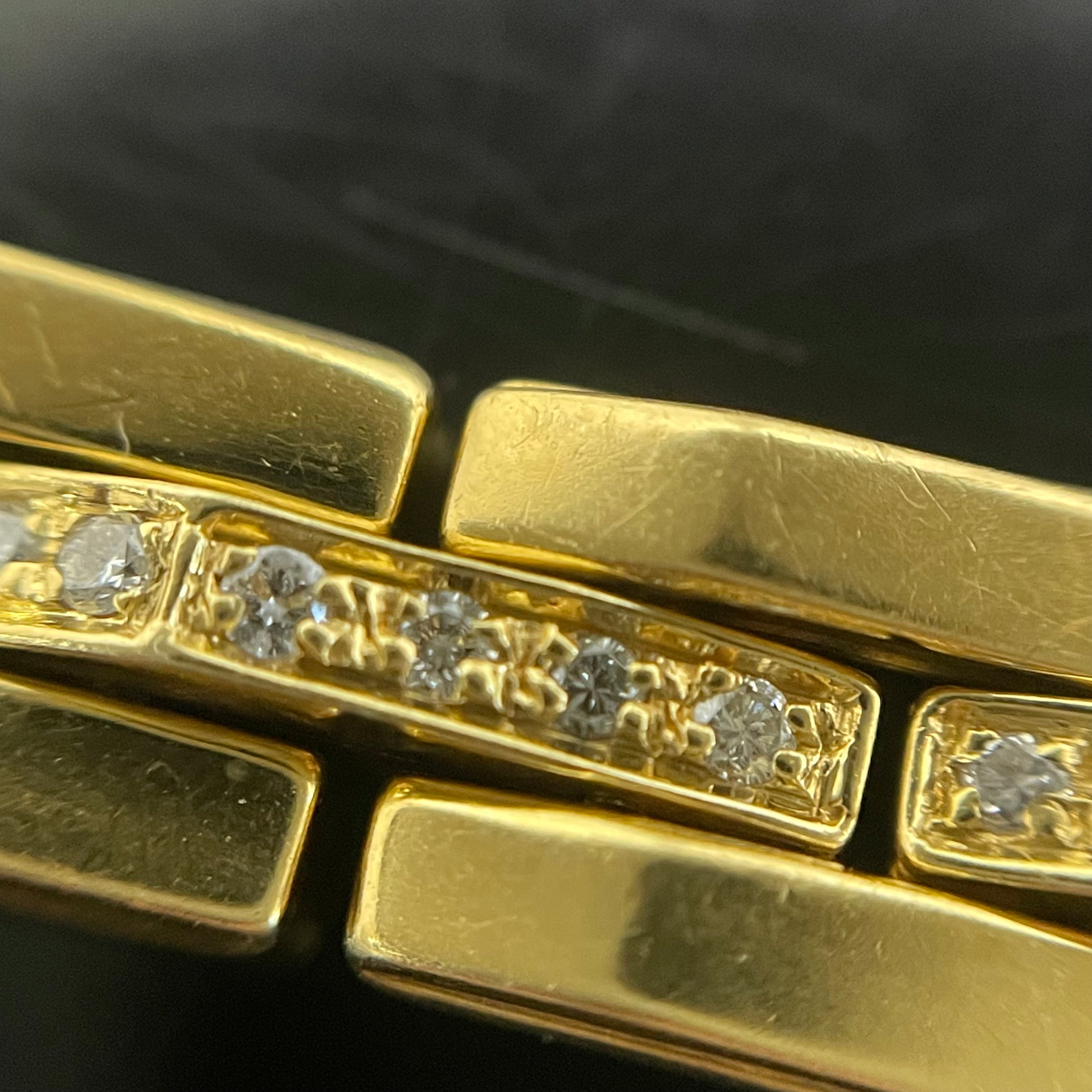 CHIMENTO（キメント)K18ダイヤモンドブレスレット17.5cm／24. 4g 中古品