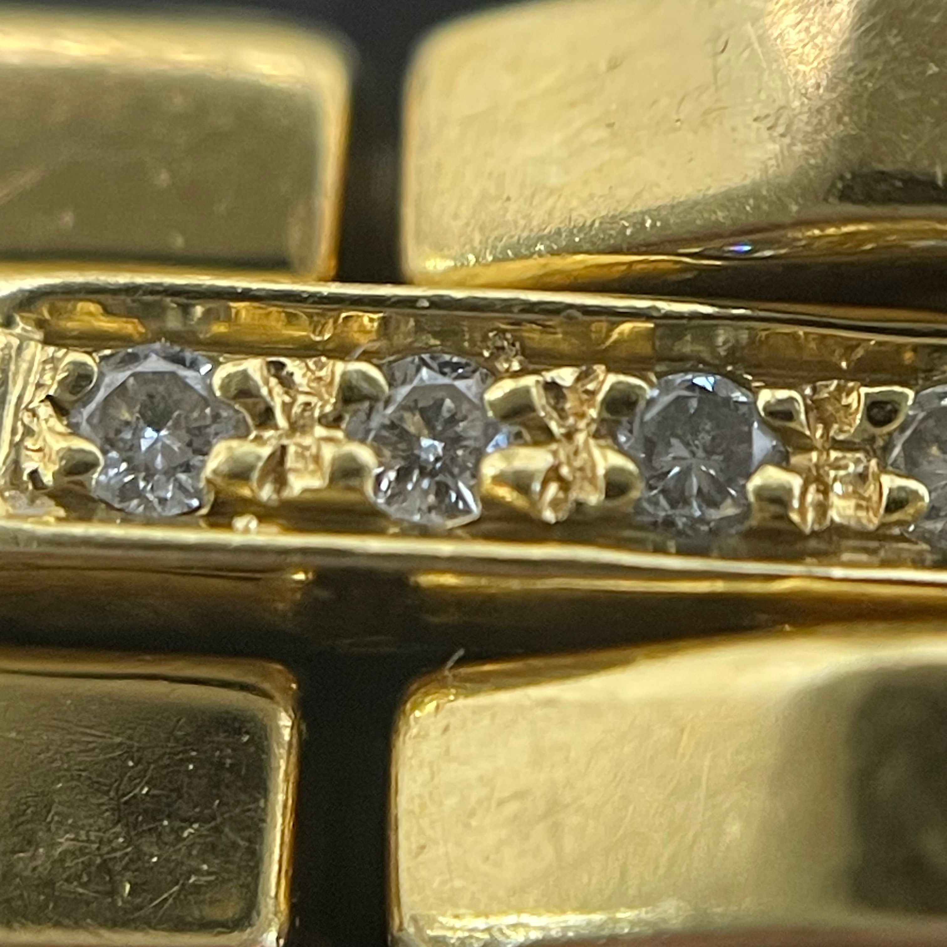 CHIMENTO（キメント)K18ダイヤモンドブレスレット17.5cm／24. 4g 中古品