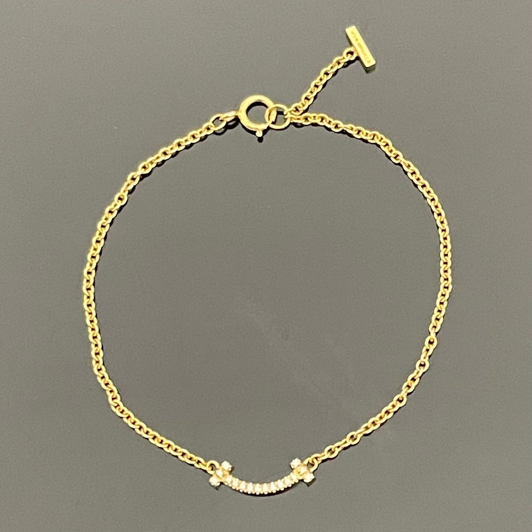 TIFFANY &Co _（ティファニー）_Tスマイルミニ _ダイヤモンドブレスレット_中古品