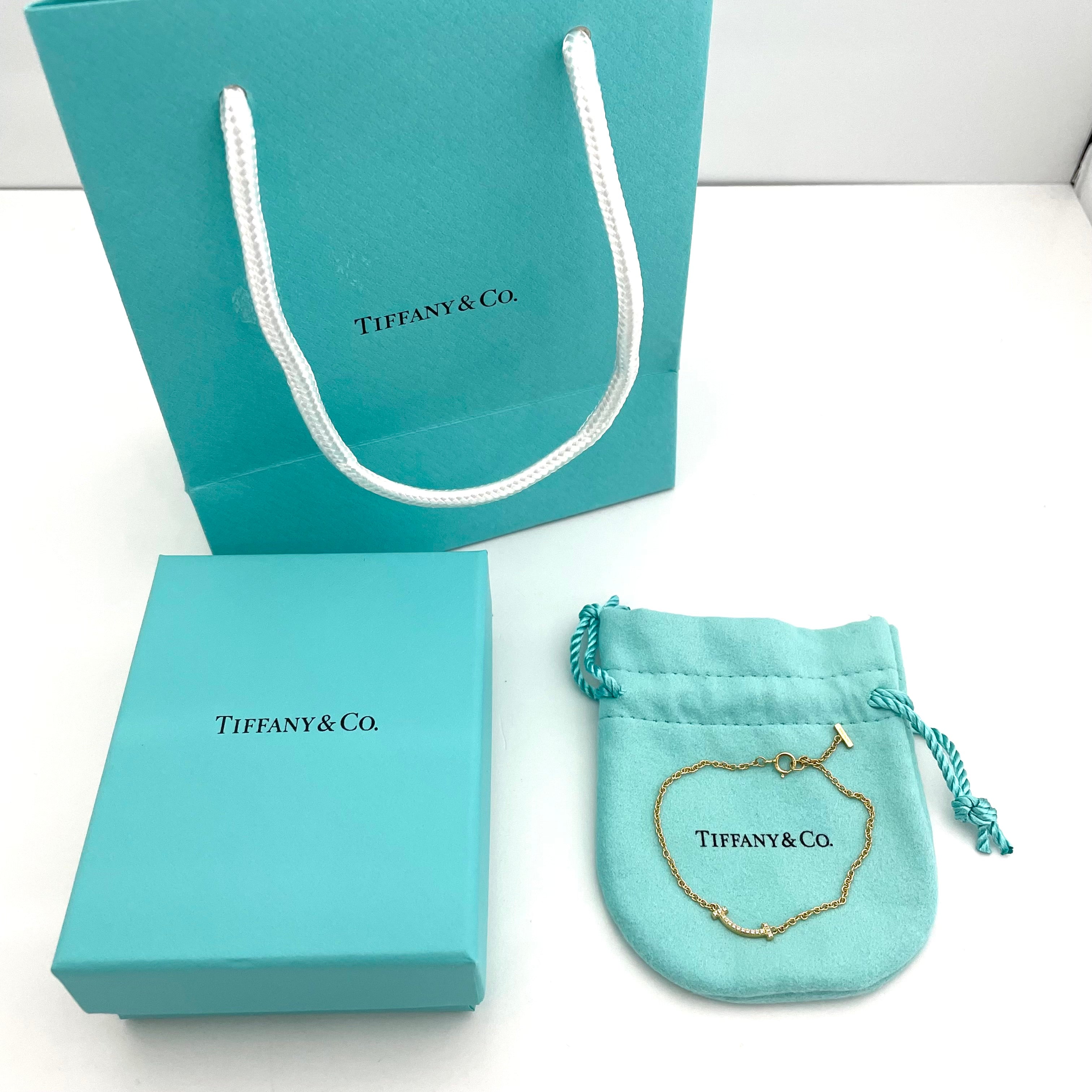 TIFFANY &Co _（ティファニー）_Tスマイルミニ _ダイヤモンドブレスレット_中古品
