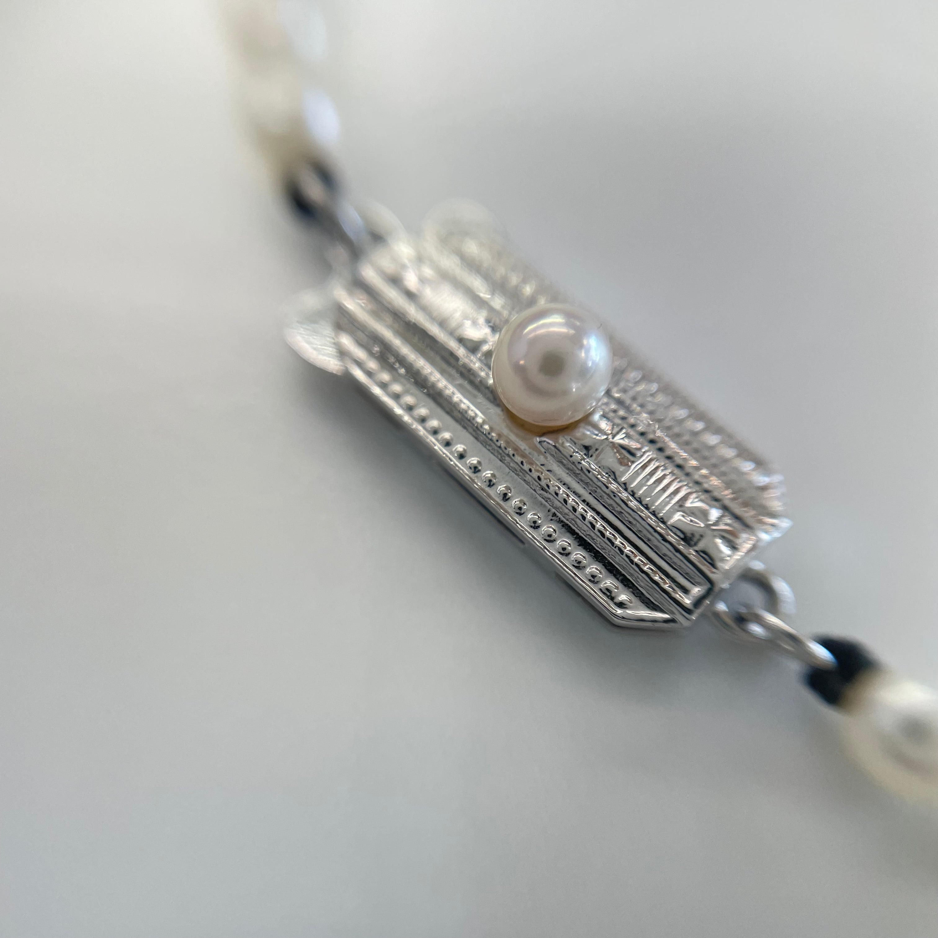 MIKIMOTO _（ミキモト）_ベビーパールネックレス_3.5〜3.9㎜／38cm／留金SV_中古品