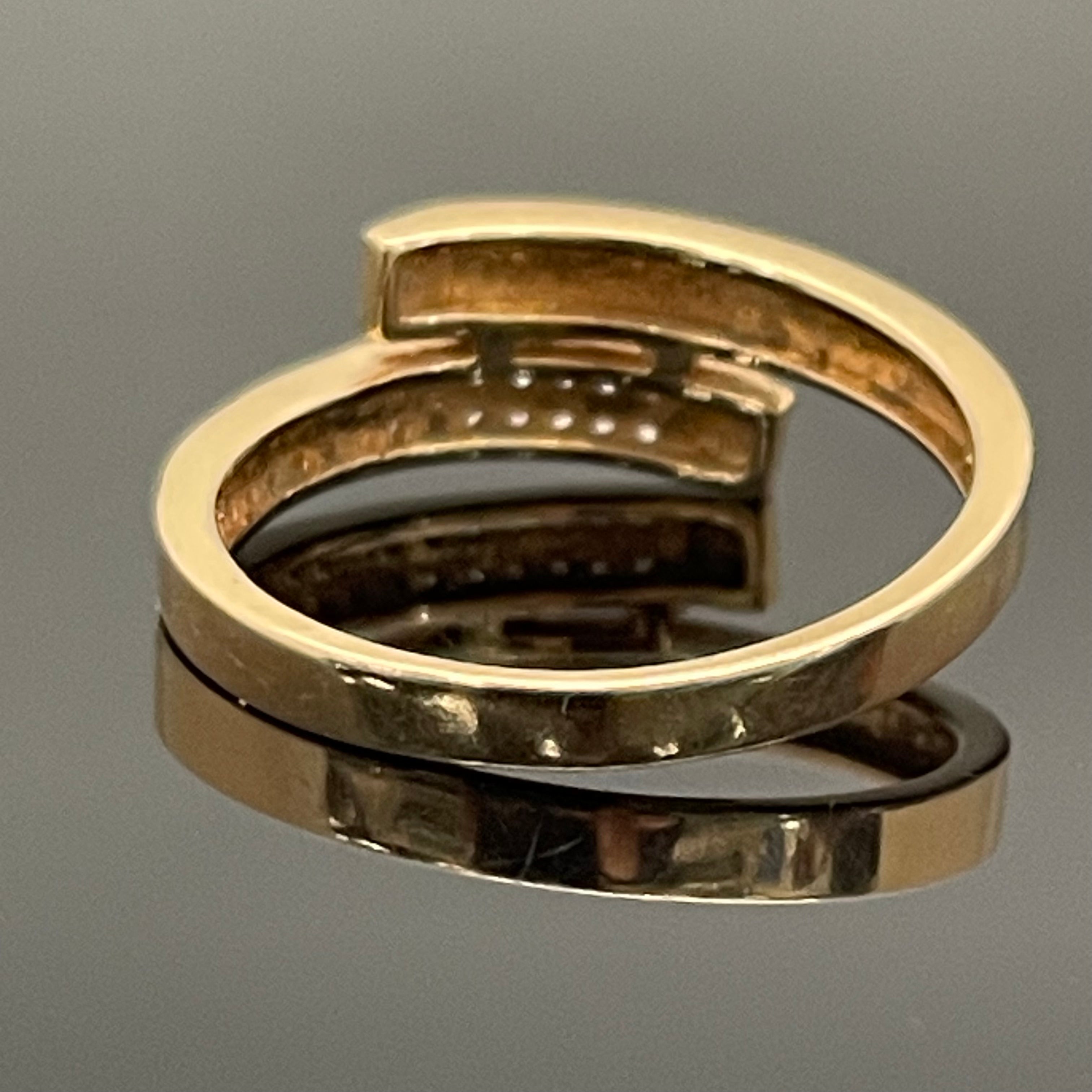 ノンブランド _K18RG_ダイヤモンドリング_FD0.15ct／2.5g／＃12_中古品