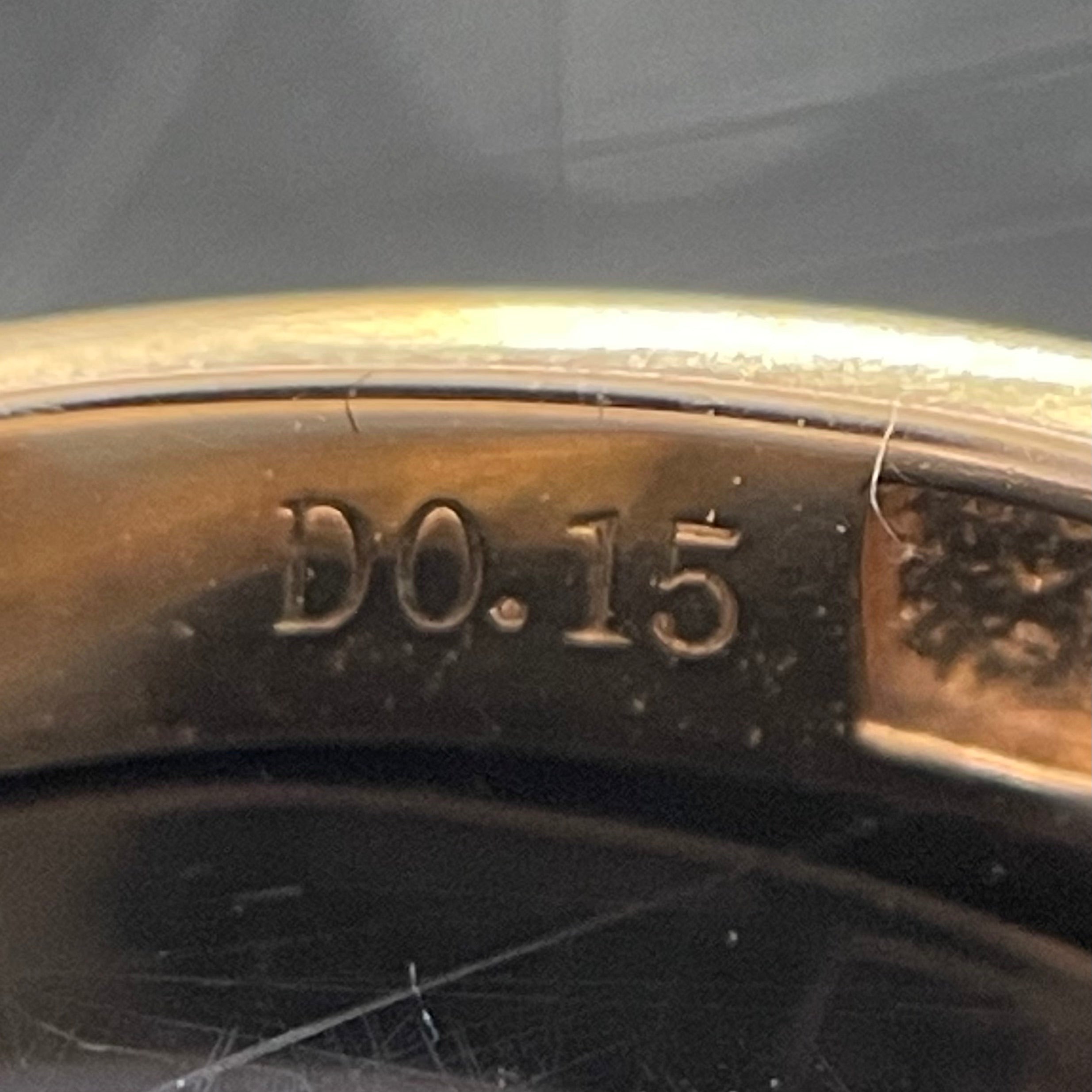 ノンブランド _K18RG_ダイヤモンドリング_FD0.15ct／2.5g／＃12_中古品