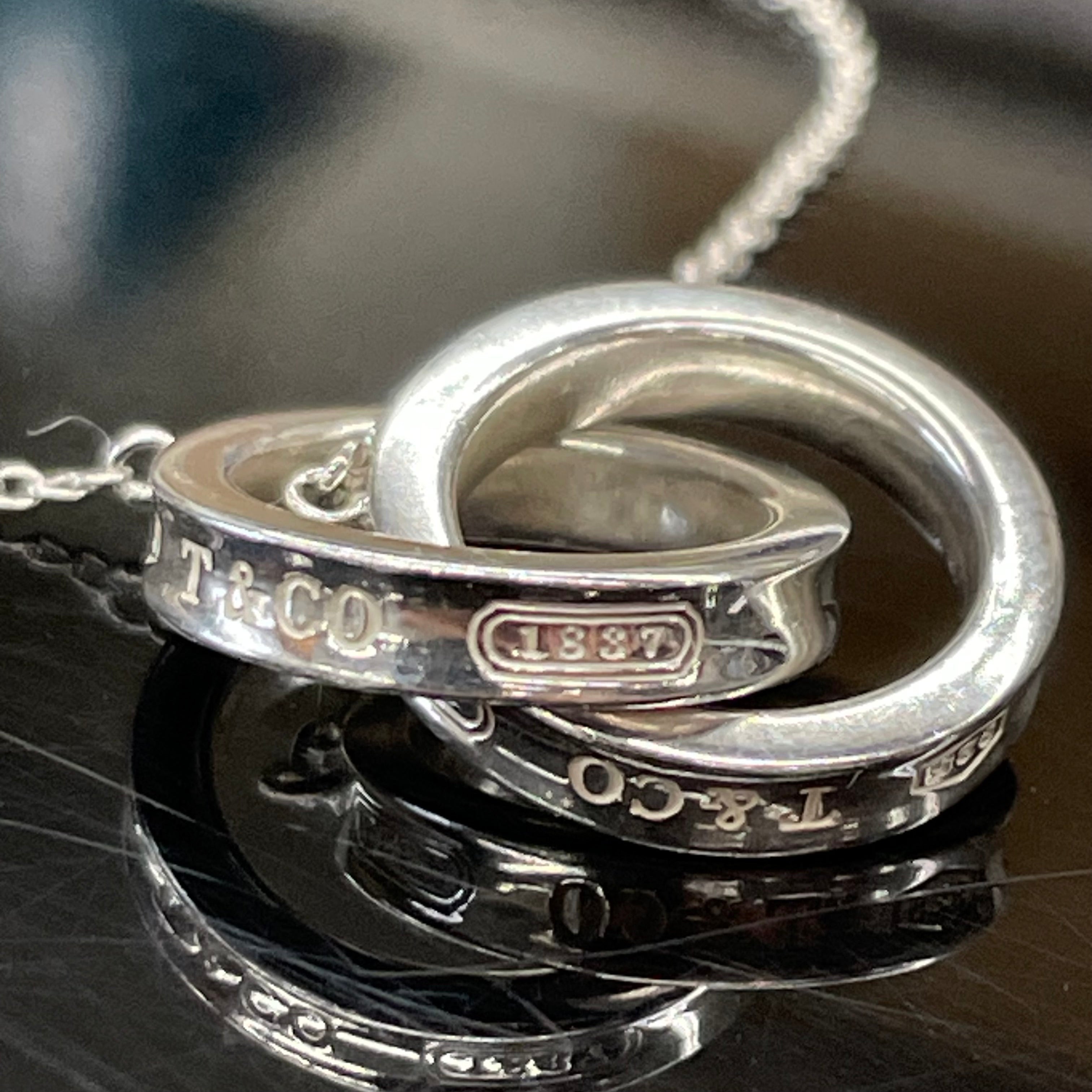 TIFFANY&Co_（ティファニー）_SV925インターロッキング _サークル ペンダント（スモール）_中古品