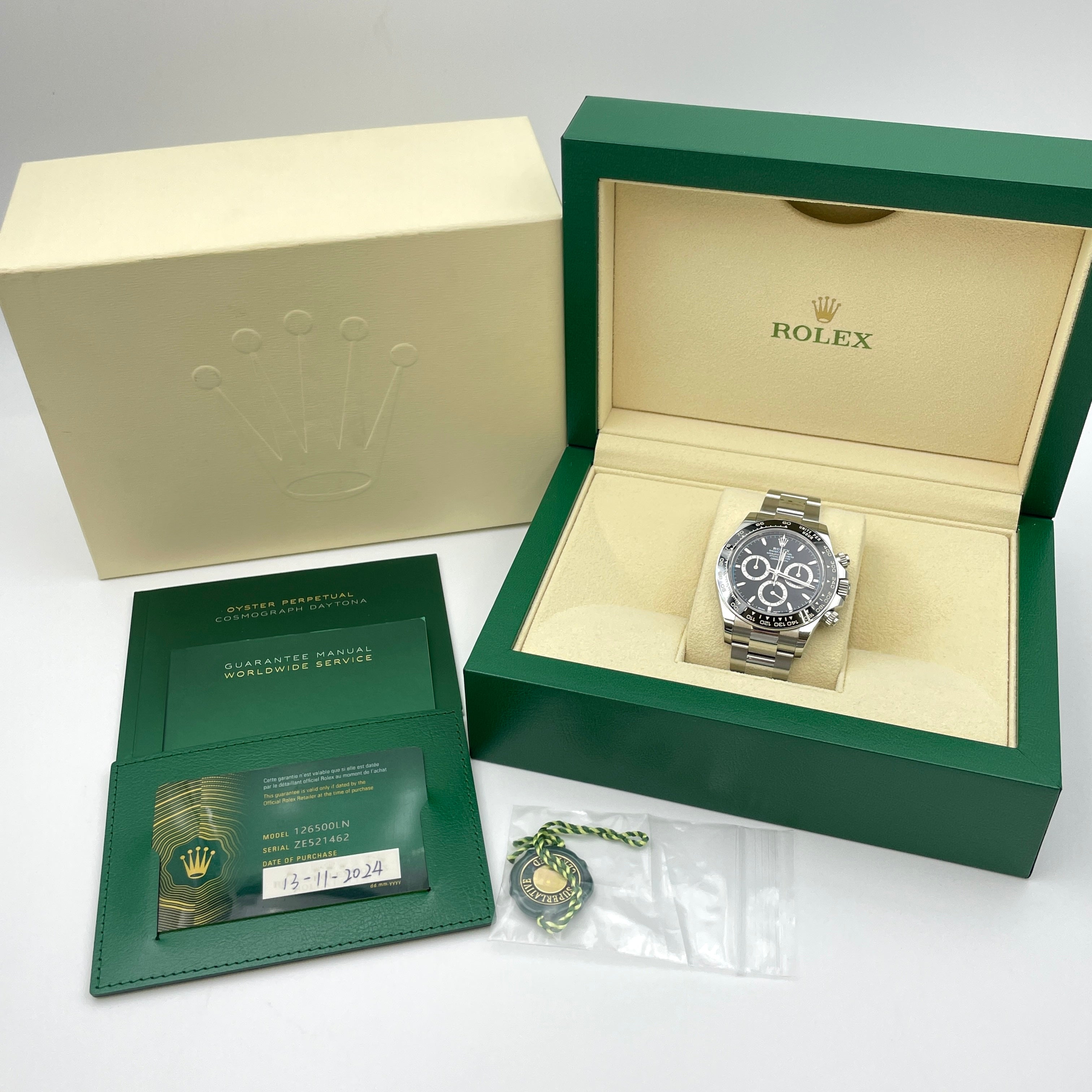 ROLEX_（ロレックス）_デイトナ 黒文字盤_126500LN ランダム番_中古品