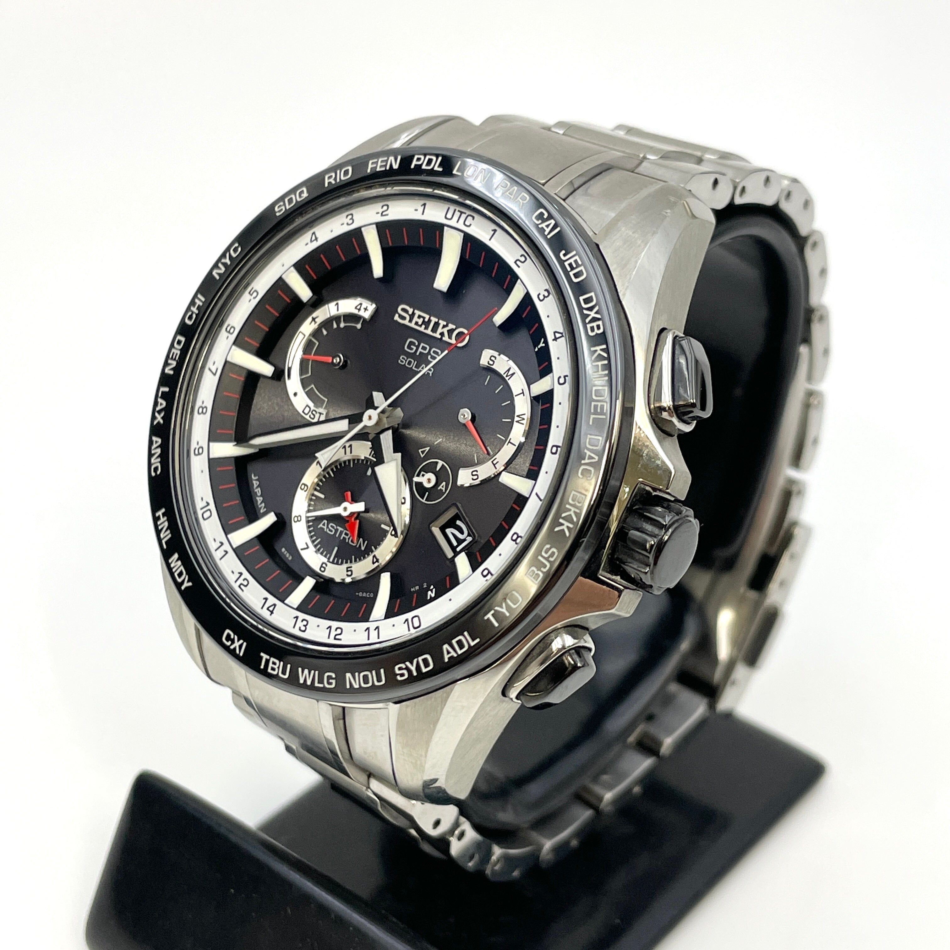 SEIKO_（セイコー)_ASTRON _8Xシリーズデュアルタイム_SBXB051/8X53−0AD0_中古品