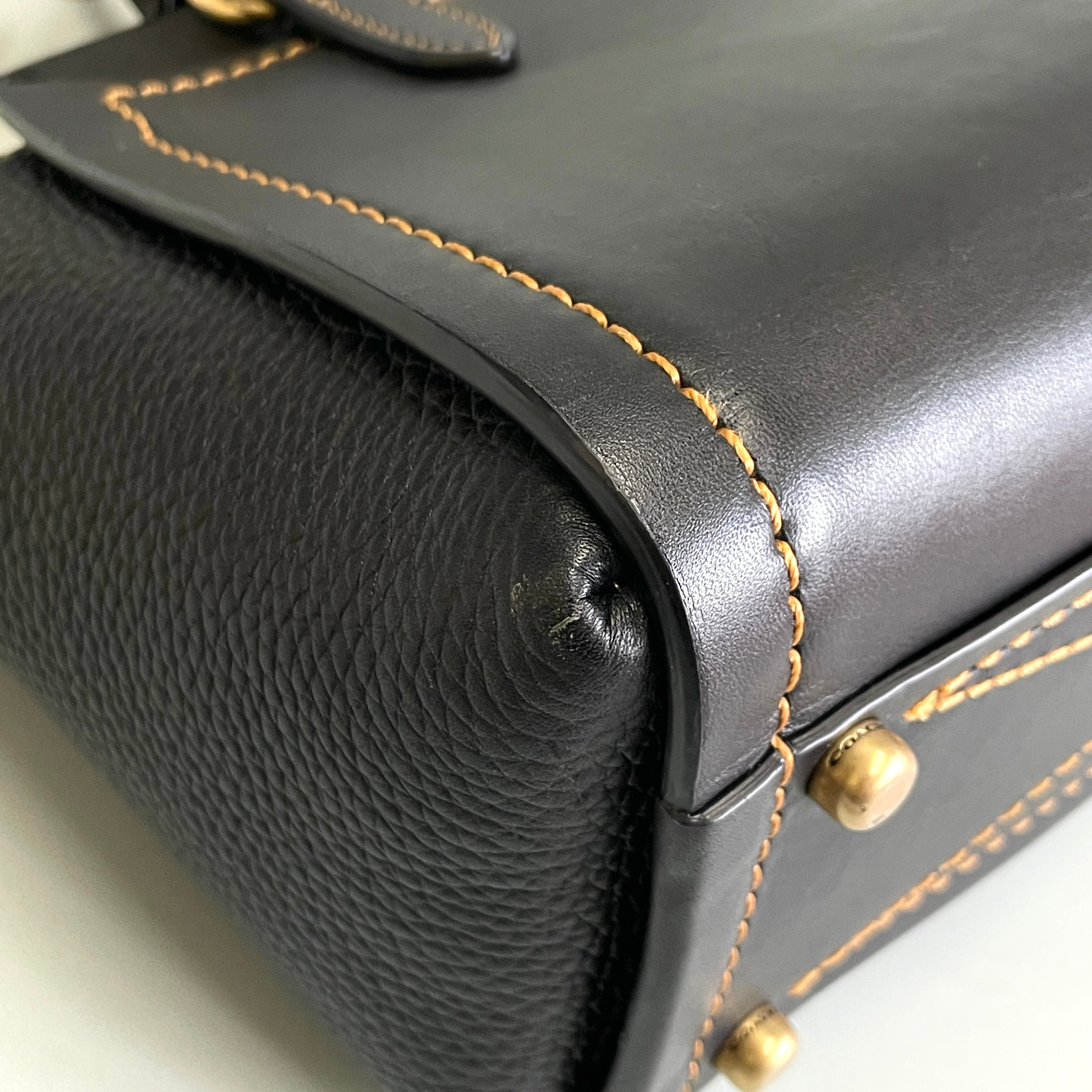 COACH_（コーチ)_トループキャリーオール _2WAYレザーバッグ _78159 _中古品