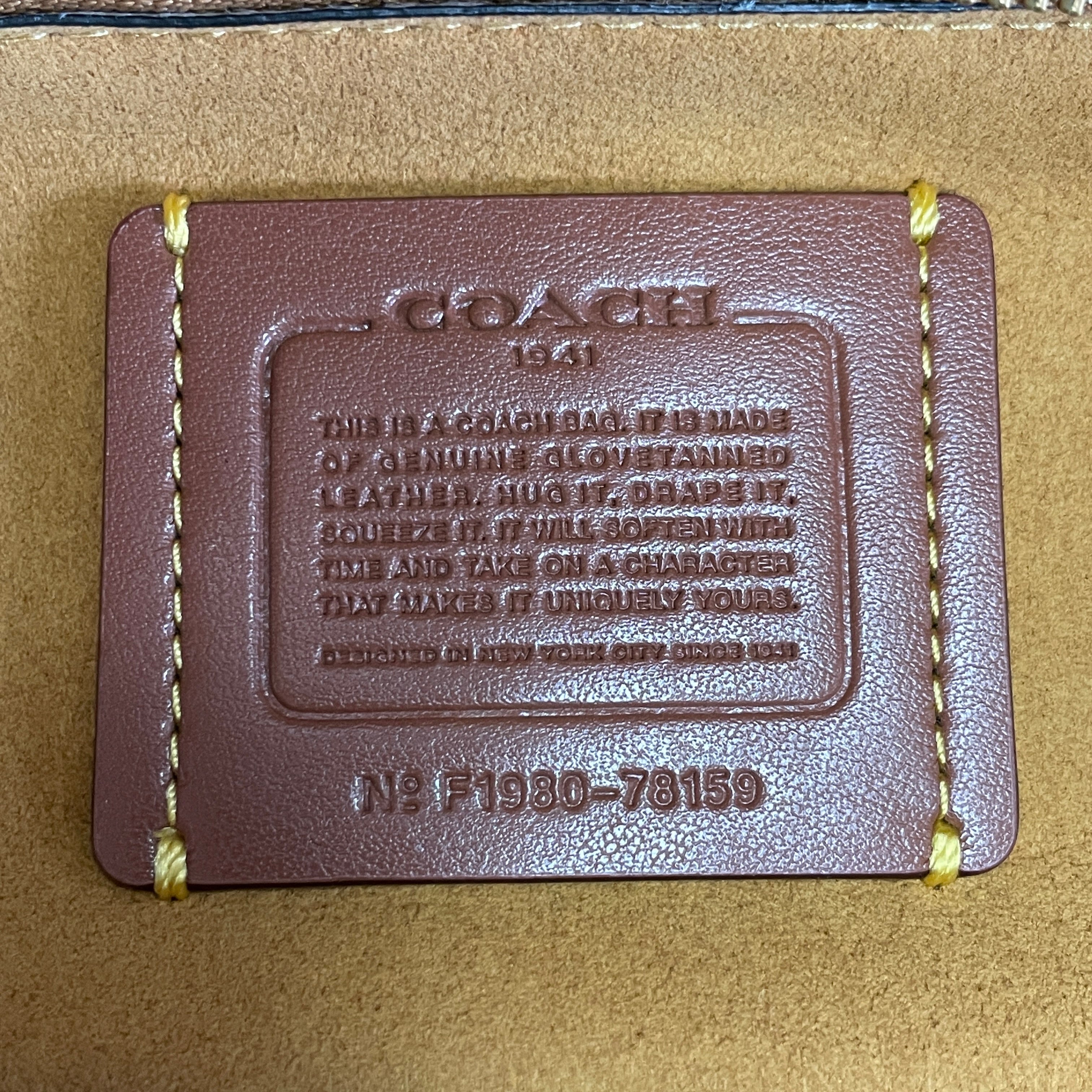 COACH_（コーチ)_トループキャリーオール _2WAYレザーバッグ _78159 _中古品