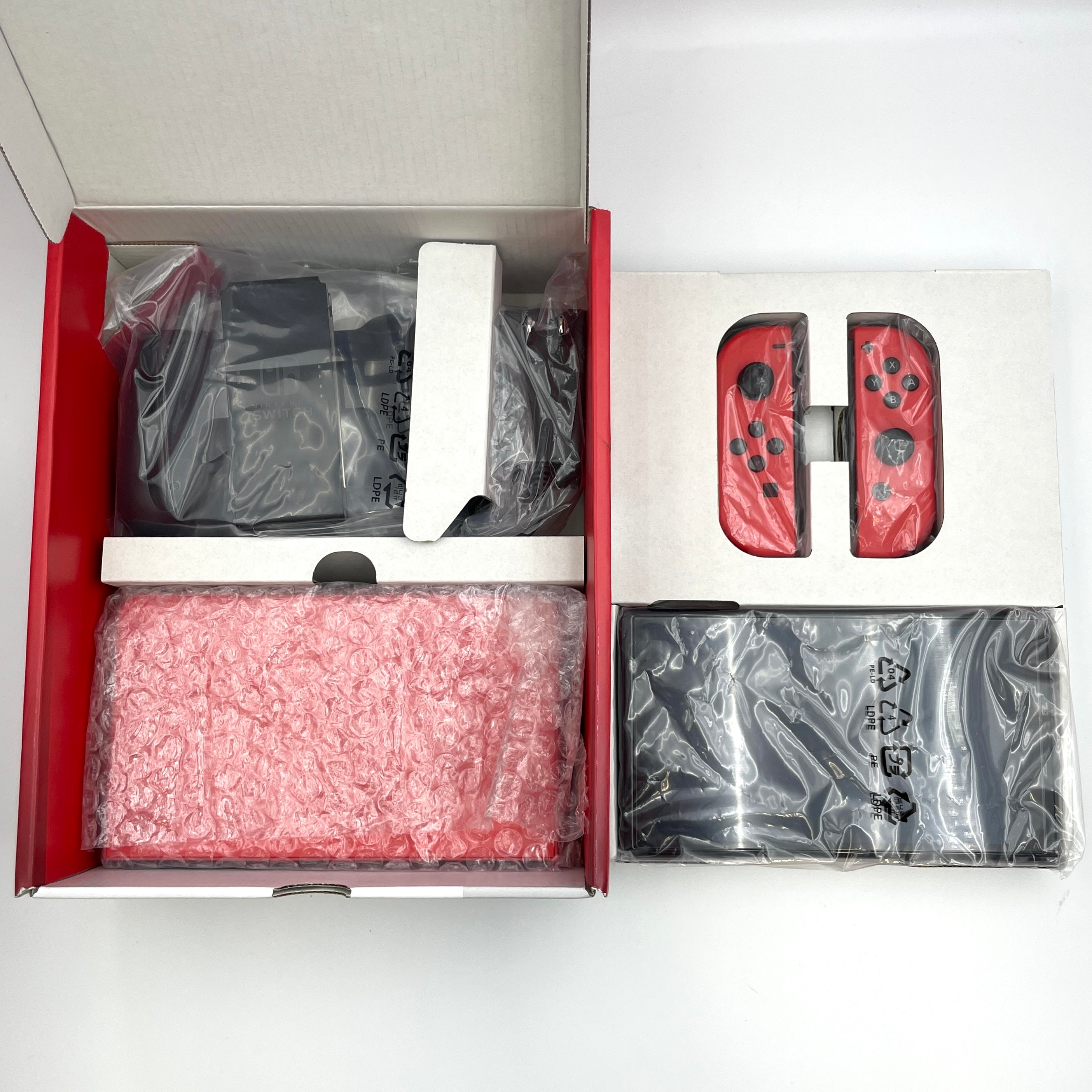 Nintendo Switch_（ニンテンドースイッチ）_マリオレッド_有機ELモデル HEG-S-RAAAA(JPN)_中古品
