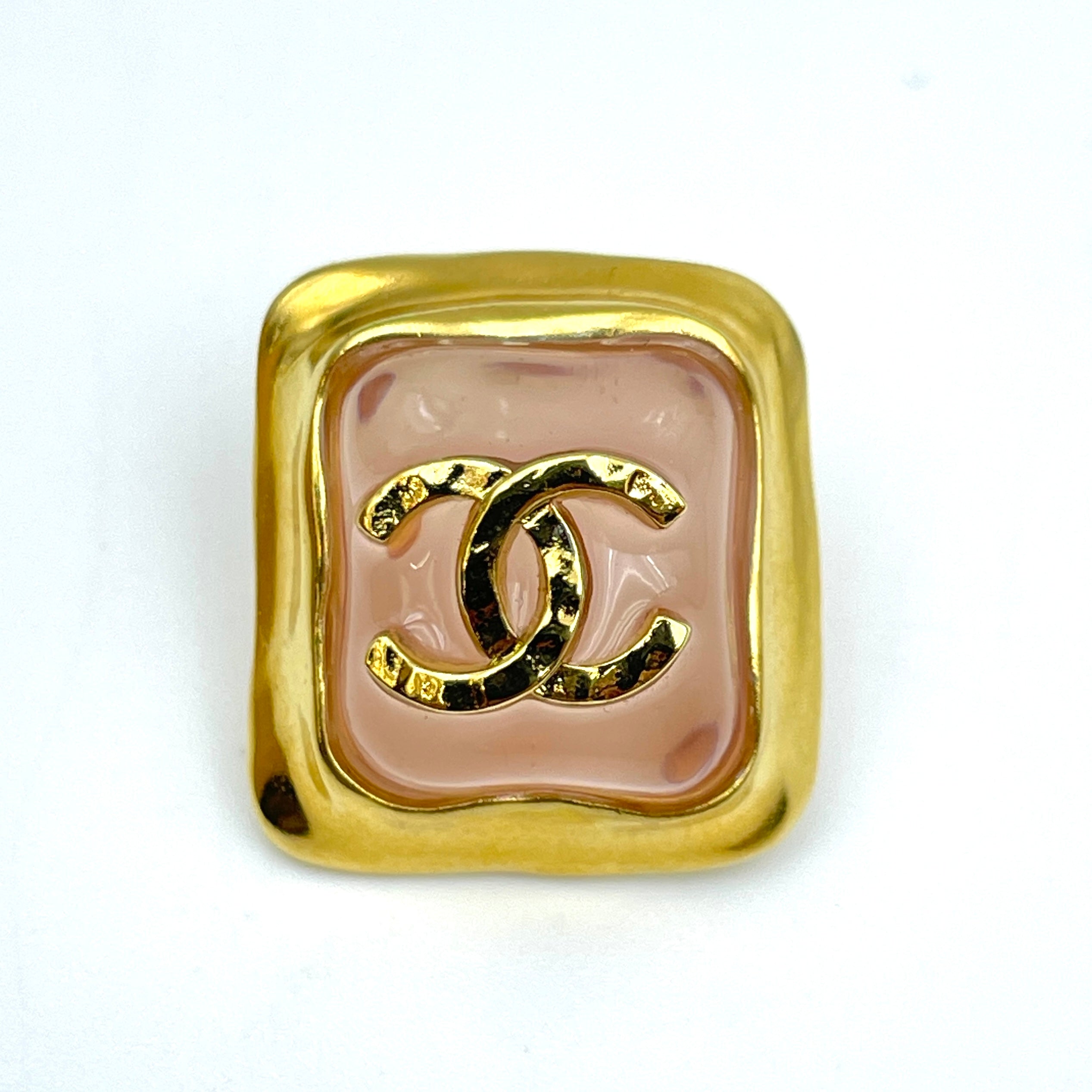 CHANEL_（シャネル）_ABA138 B09967 NM123_ココマーク スクエア_ピンク/ゴールド_中古品