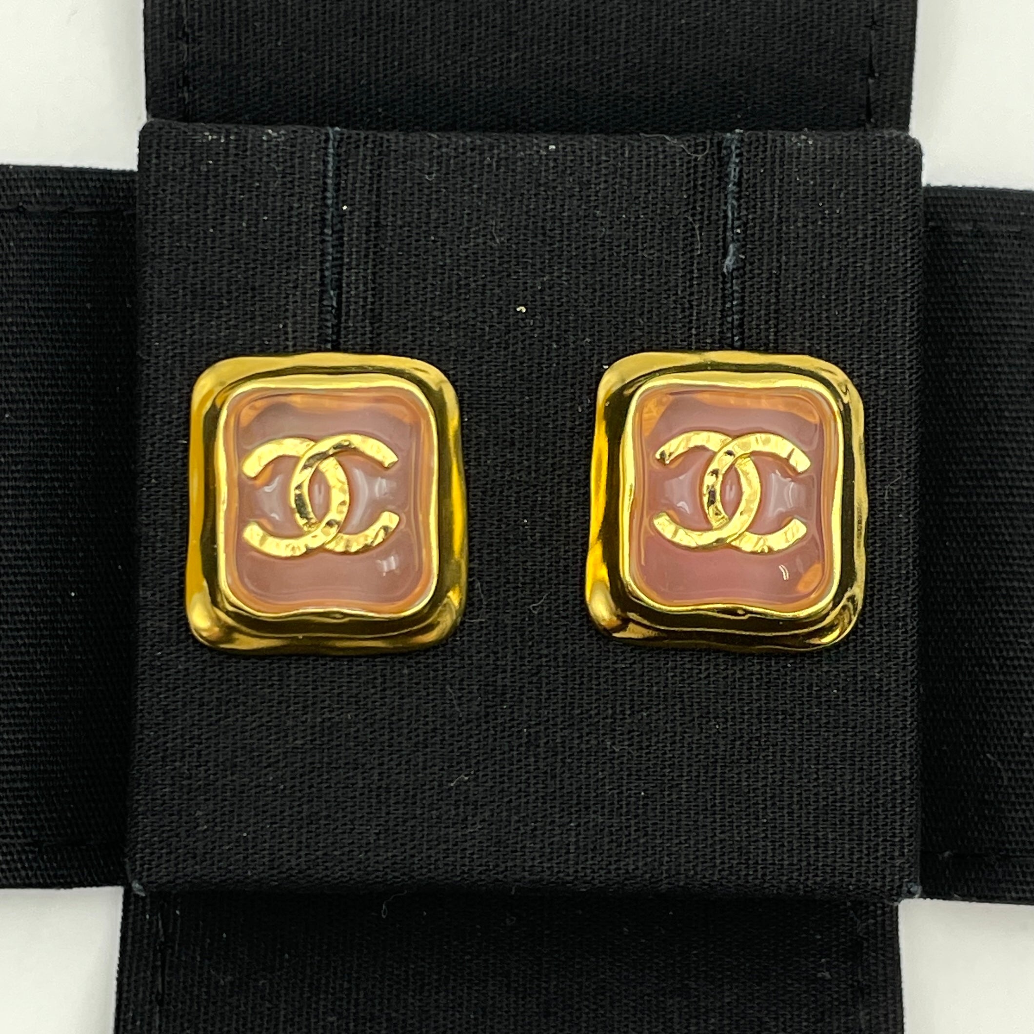 CHANEL_（シャネル）_ABA138 B09967 NM123_ココマーク スクエア_ピンク/ゴールド_中古品
